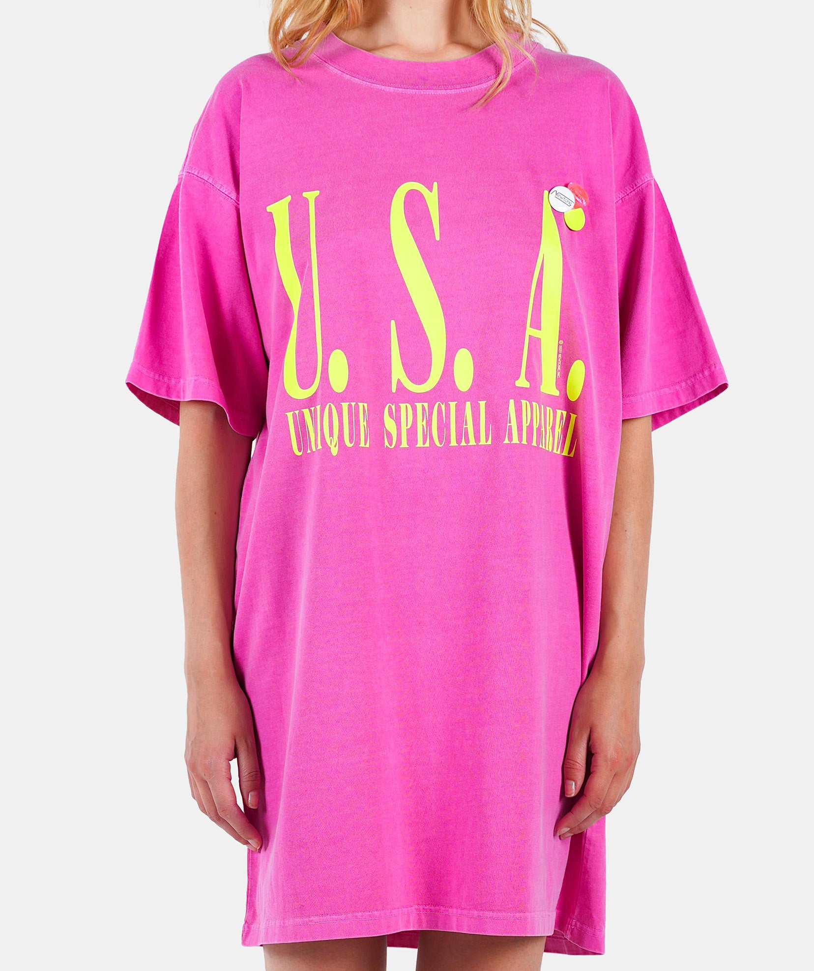 Robe janis fuschia "USA"