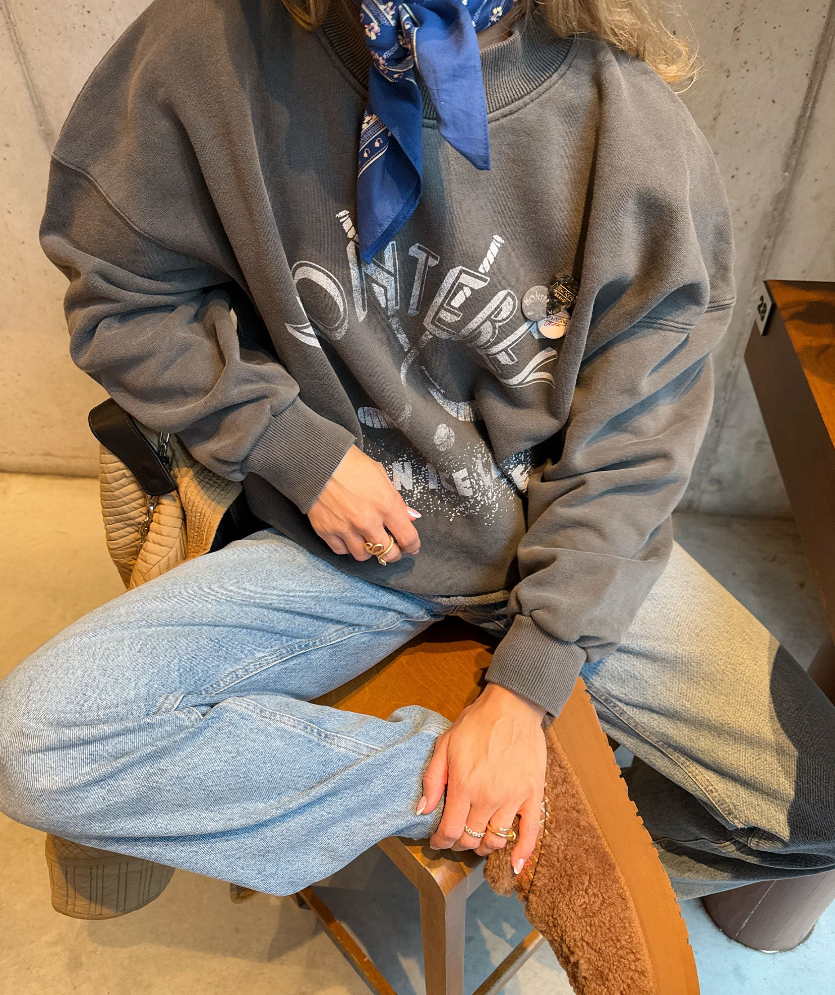 CROP Porter Pepper "Monterey" sweatshirt