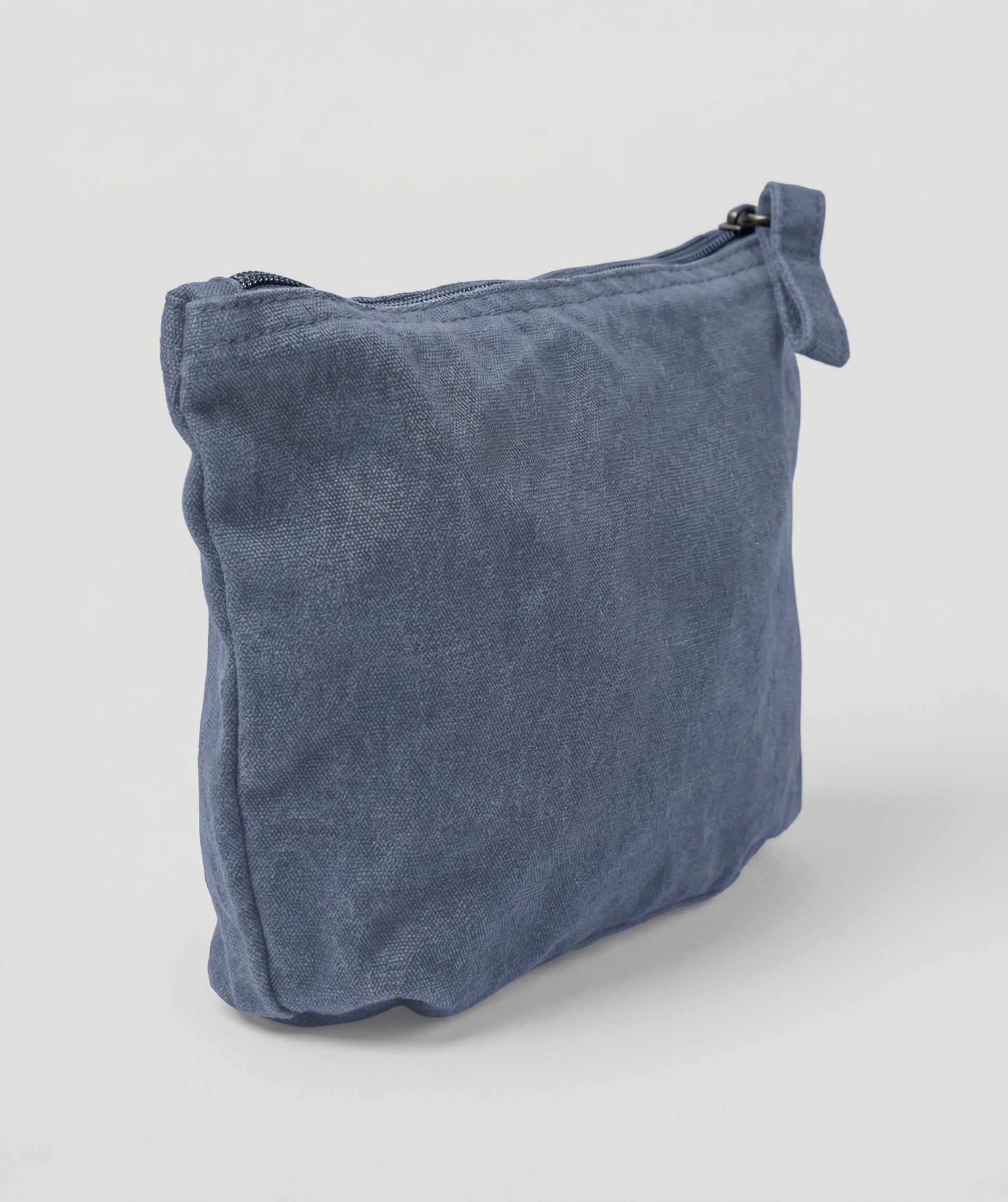 denim "FREEZE" denim Clutch