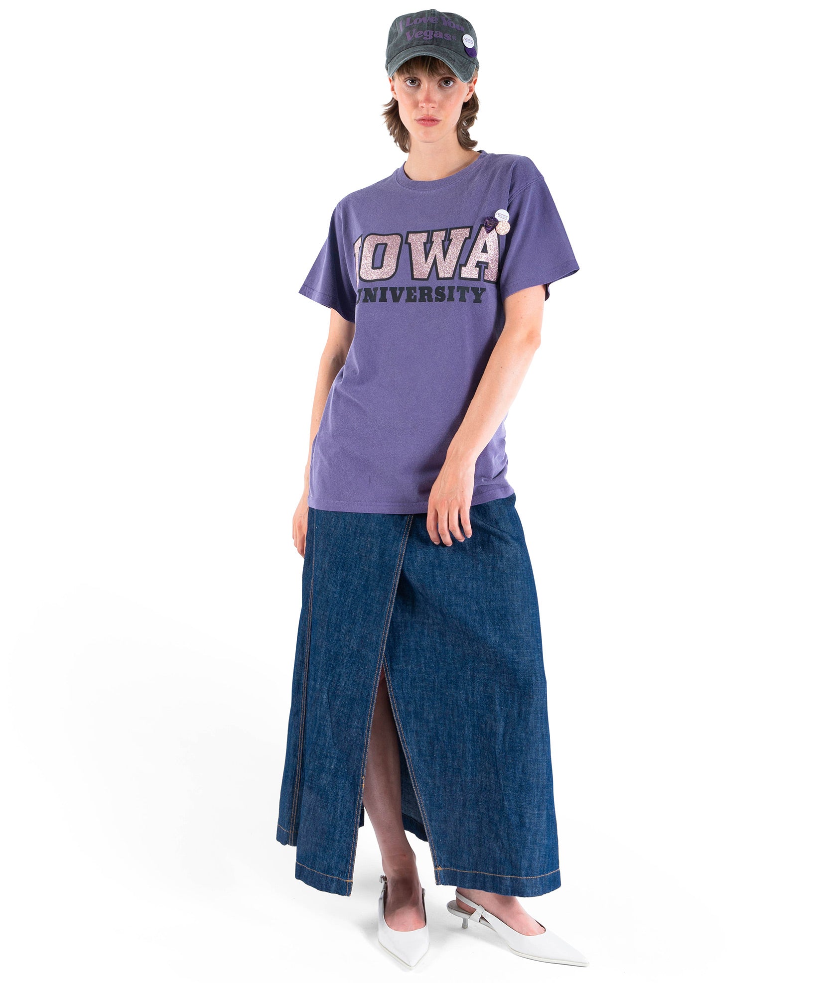 Trucker grape t -shirt "University"