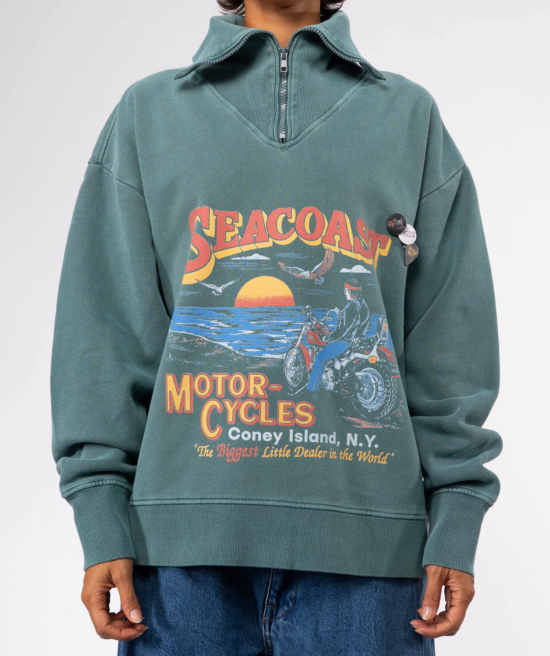 Sweatshirt driver forest "SEACOAST"