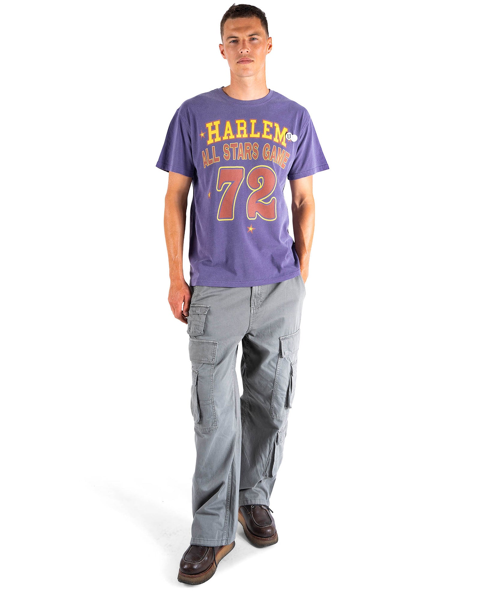 Tee shirt trucker grape "HARLEM"