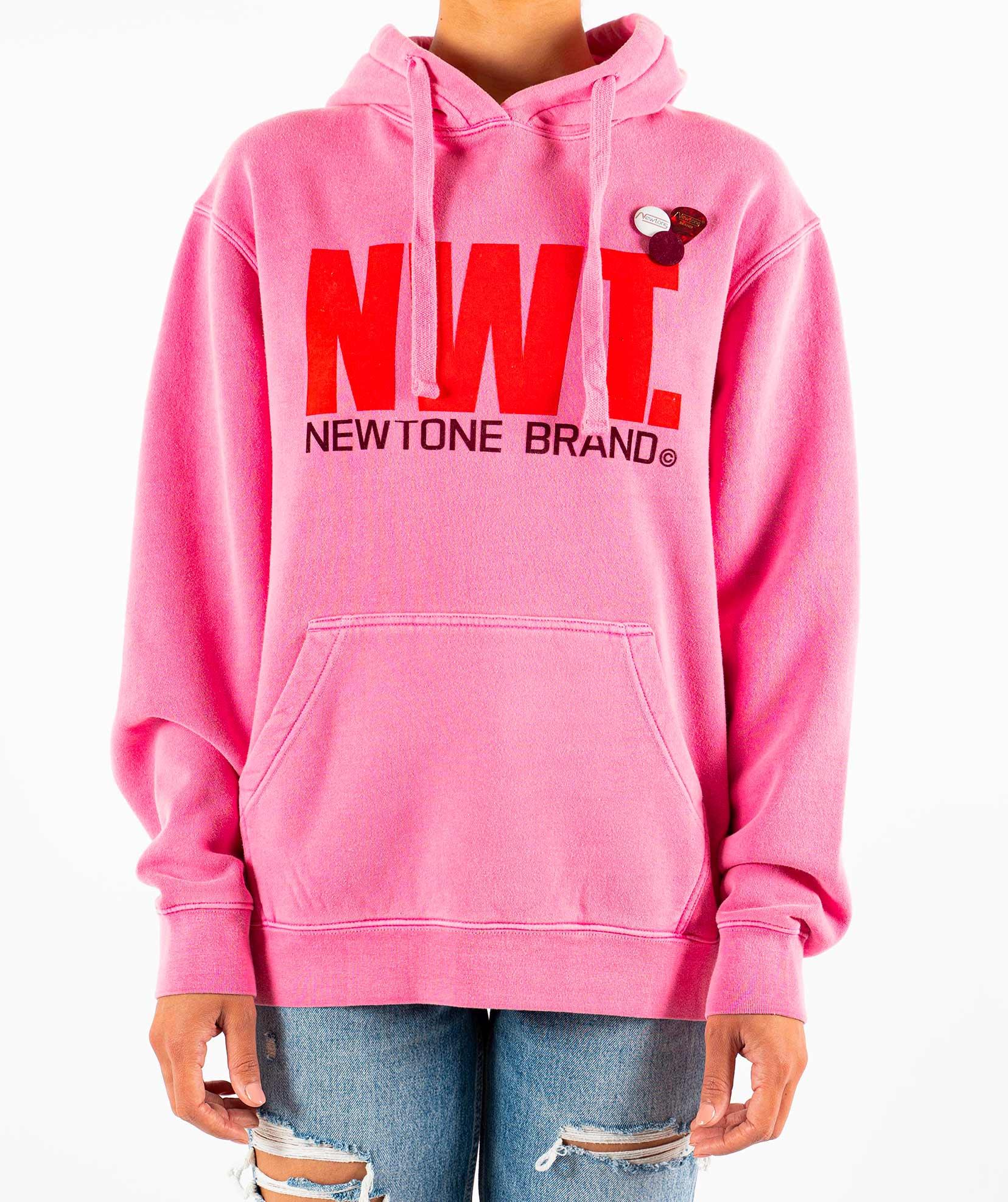 Hoodie jagger fuschia \"BRAND FW23\" – Newtone