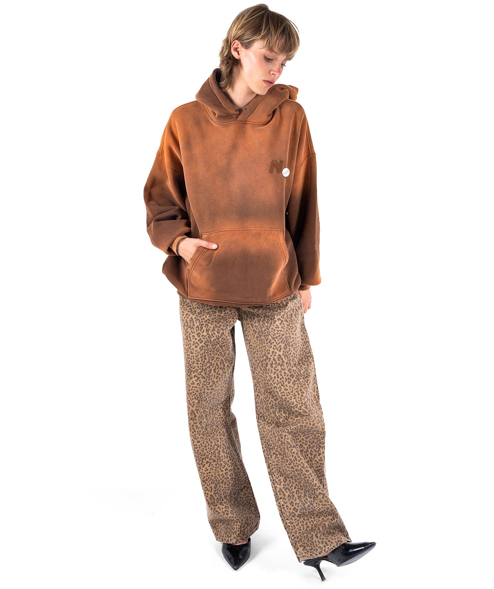 Hoodie skyler vintage brown "TRADE"