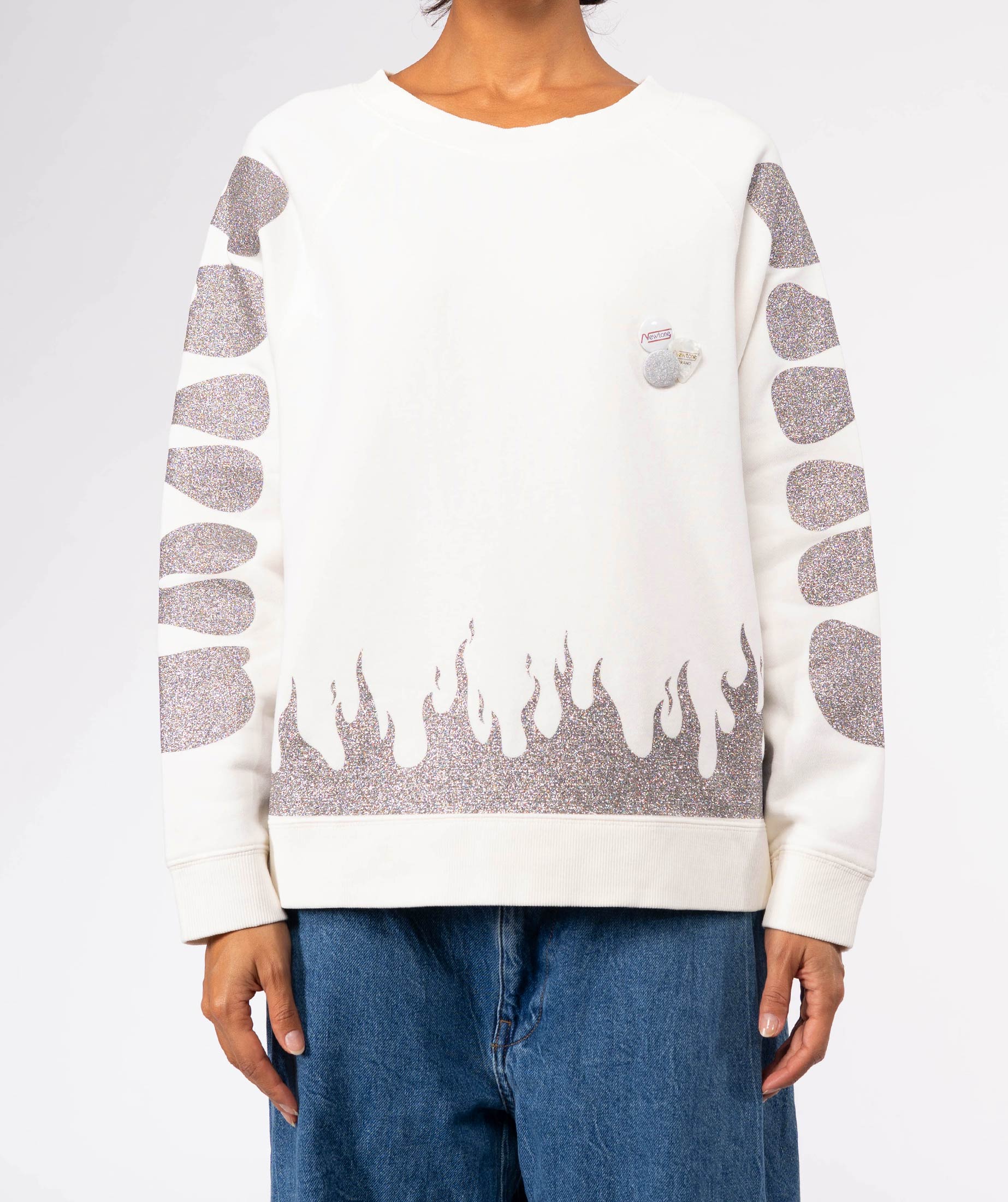 Sweatshirt egger dirty white "GRACELAND"