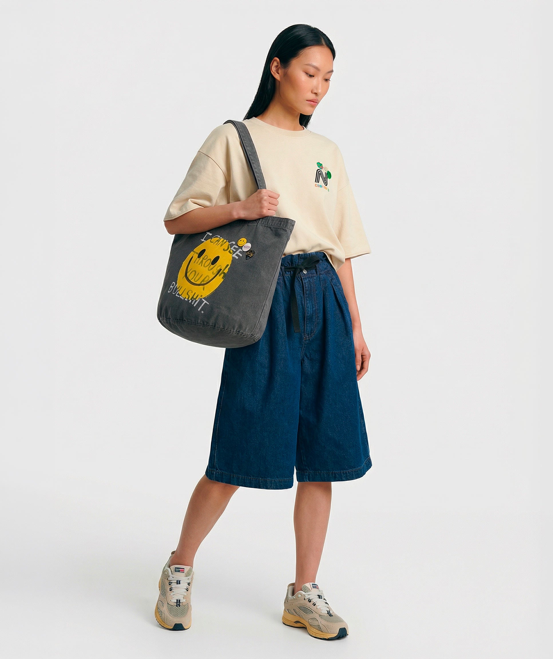 Tote bag pepper april "BULLSHIT"