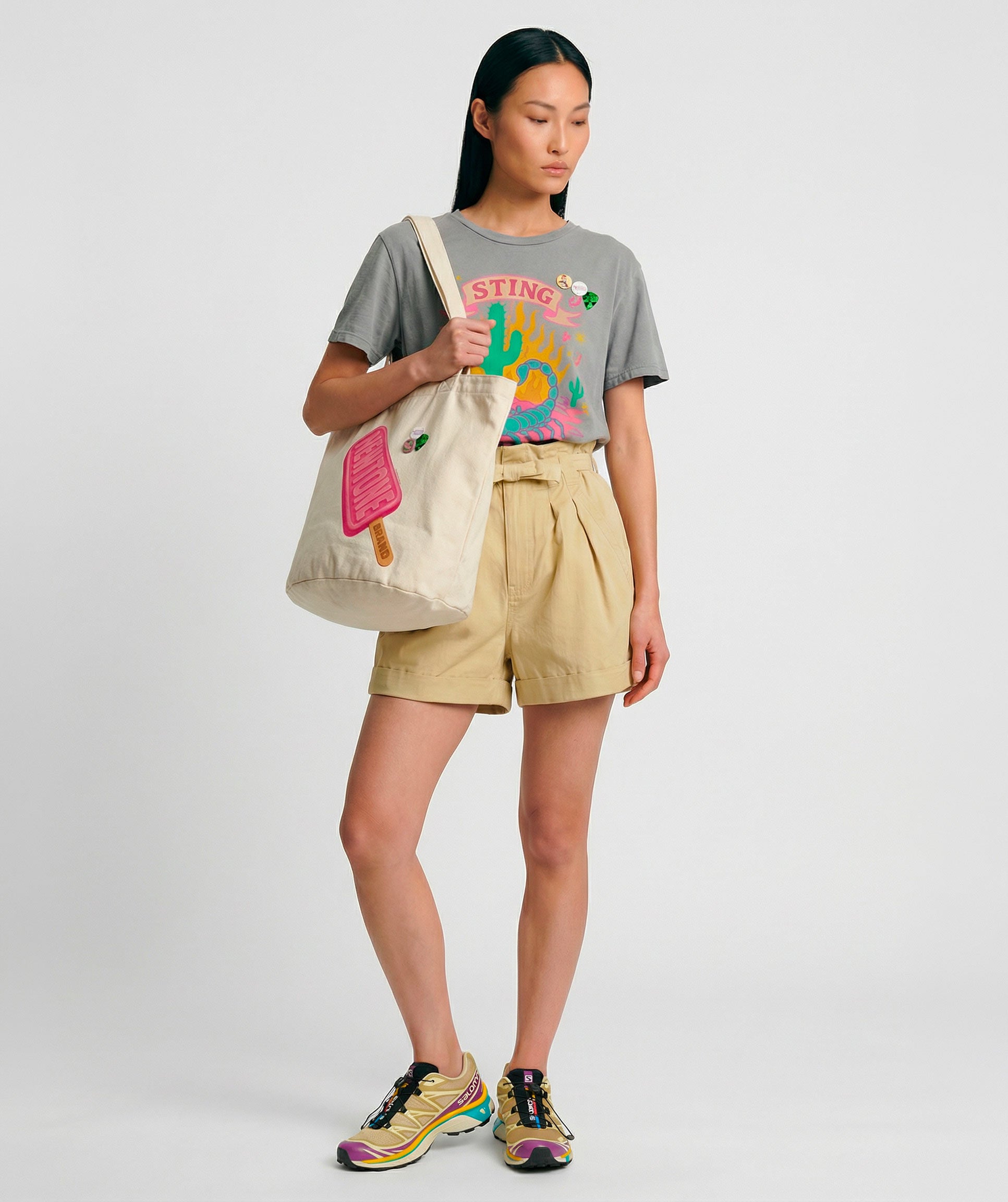 April "FREEZE" Tote Bag