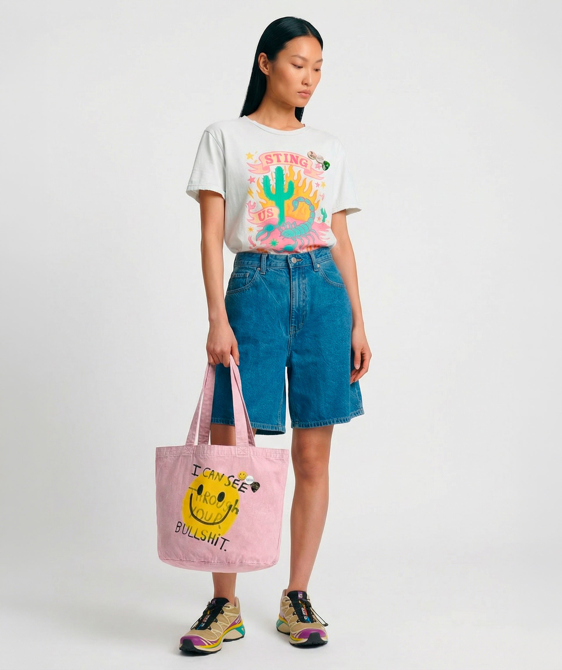 Sac cabas skin april "BULLSHIT"