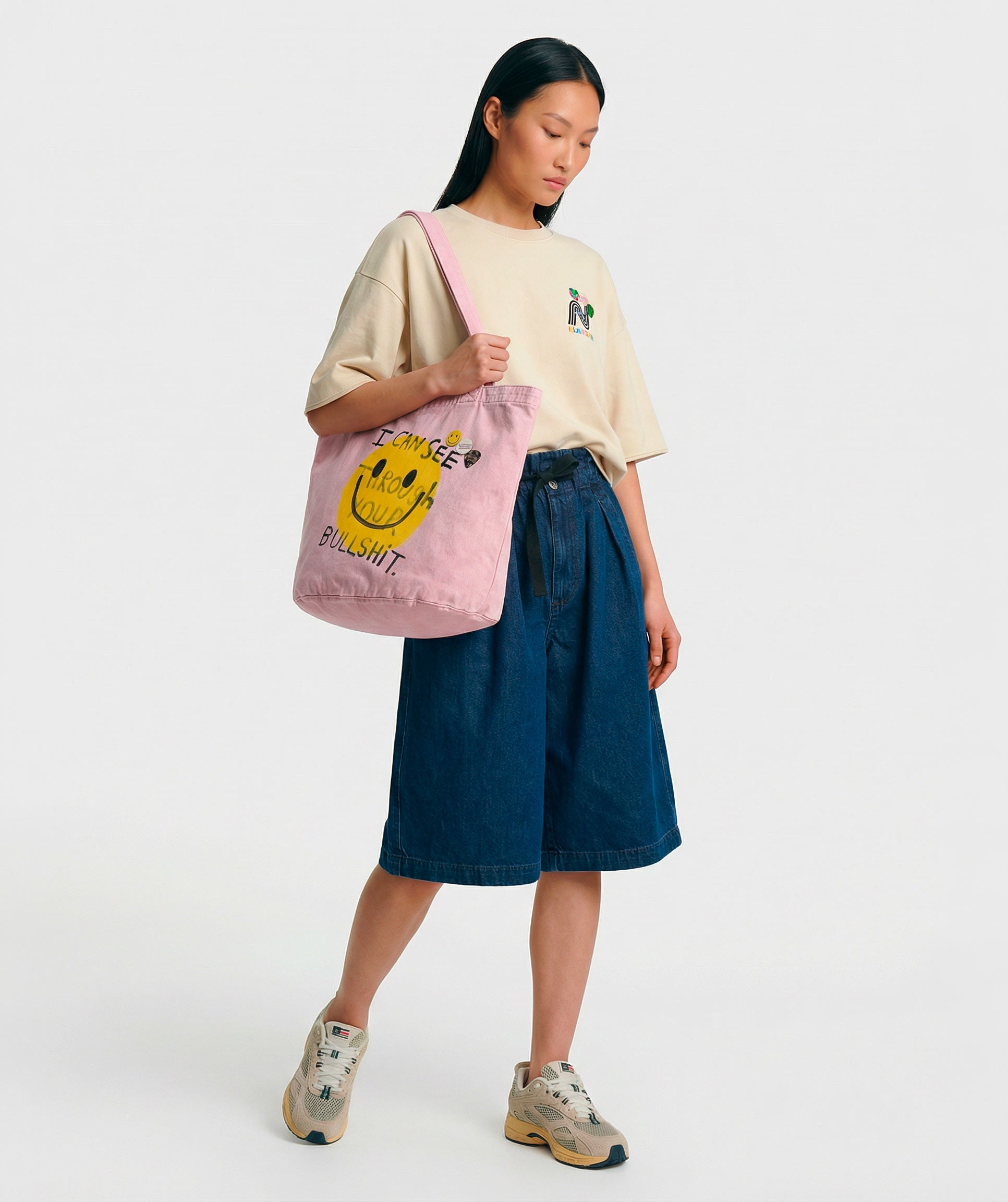 April "BULLSHIT" Tote Bag