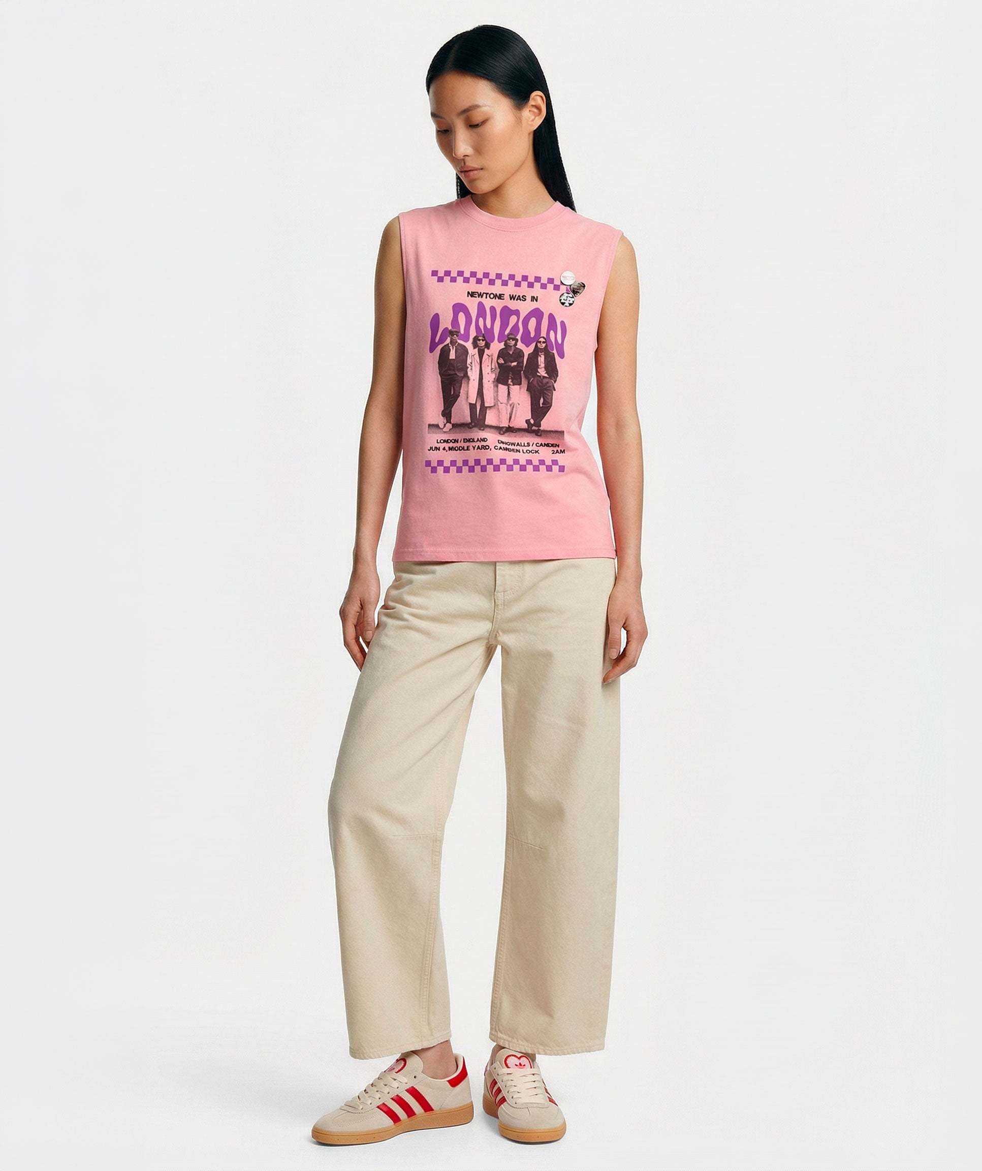 "TOWN" Biker Skin T-Shirt