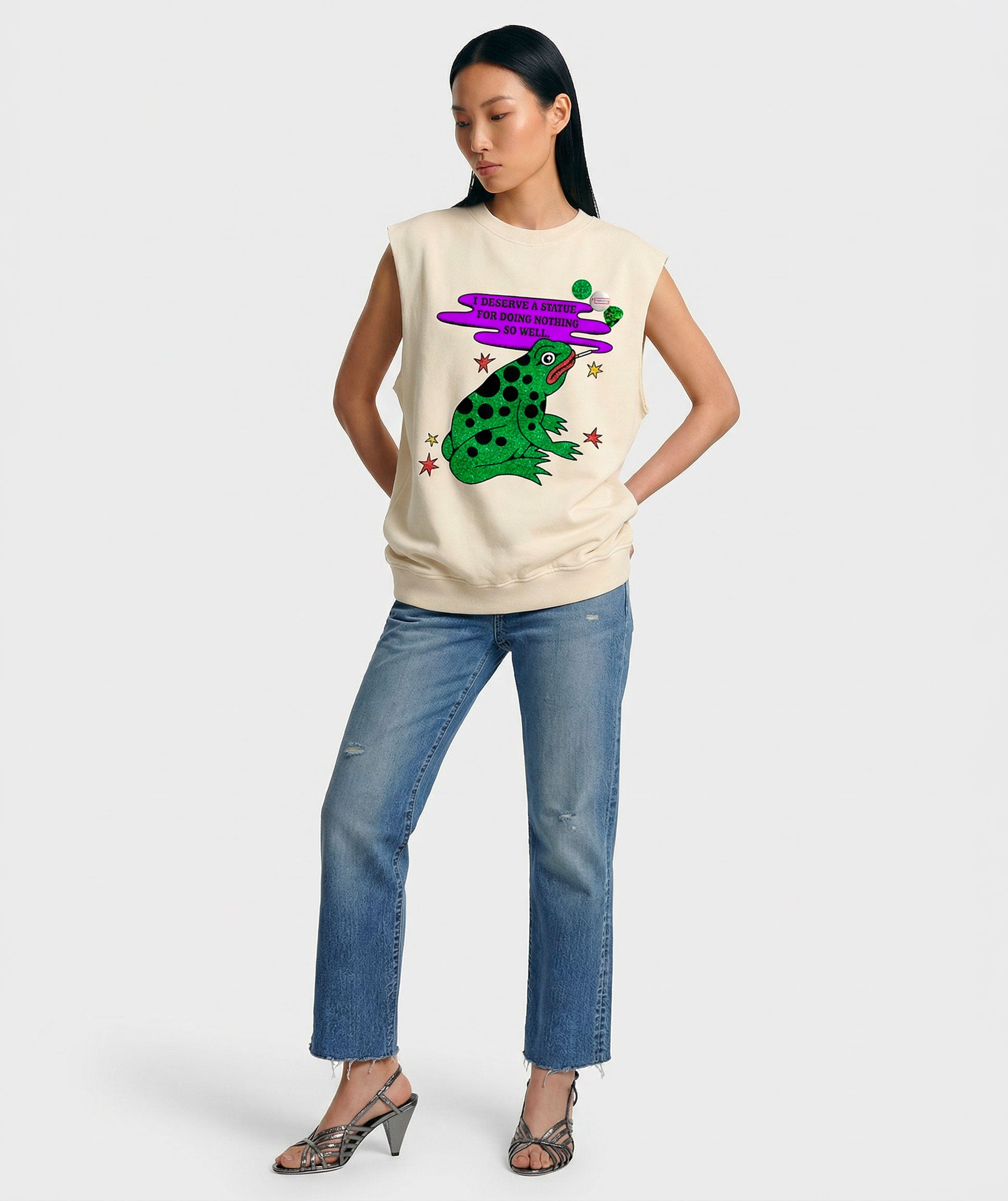 Sweatshirt bolster natural "SOWEL"