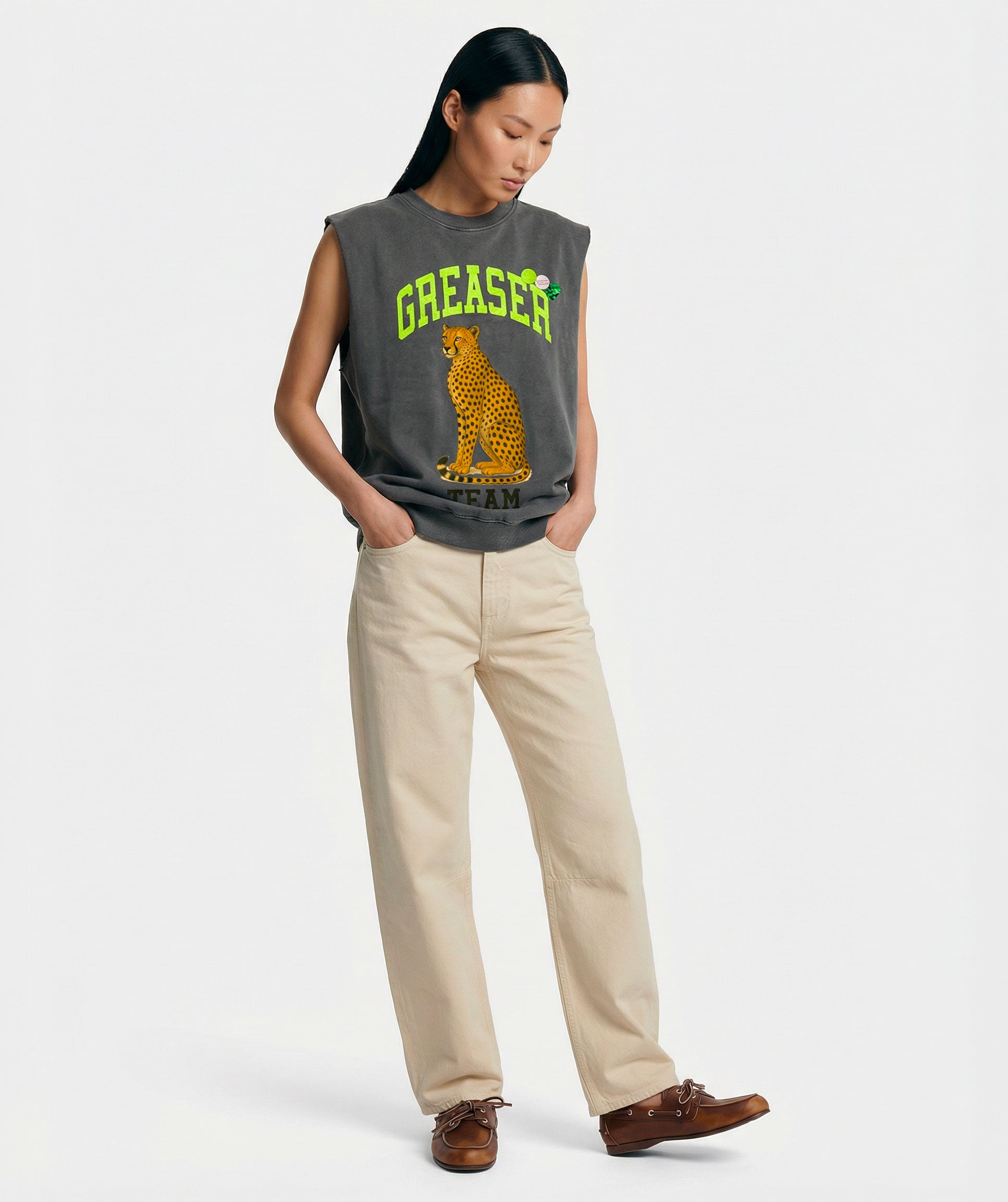 Bolster sweatshirt pepper "GREASER"