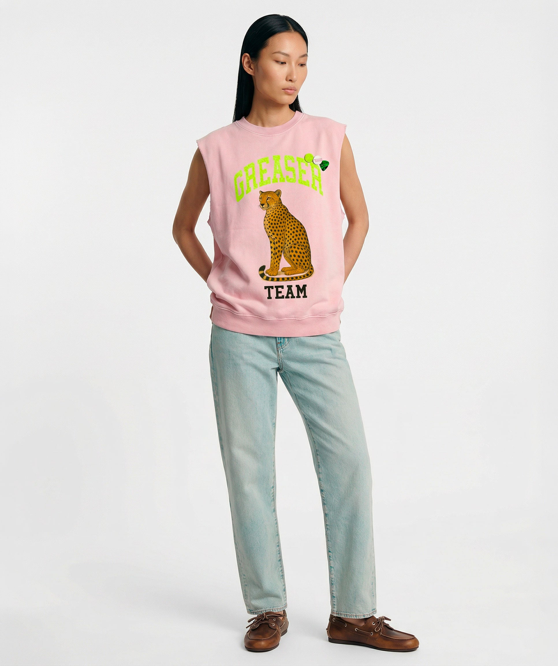 Sweatshirt bolster skin "GREASER"