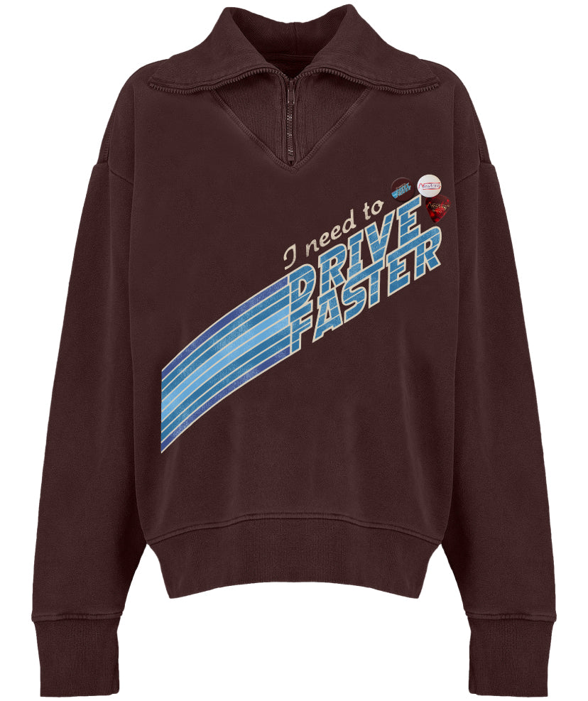 Sweatshirt driver wine "FASTER"