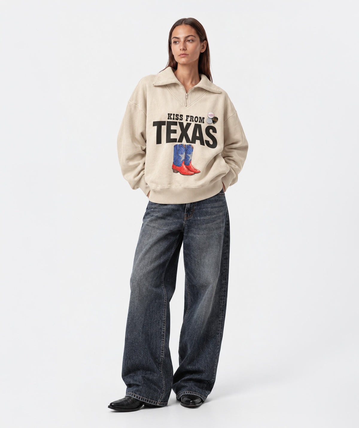 Sweatshirt driver natural "TIAG"