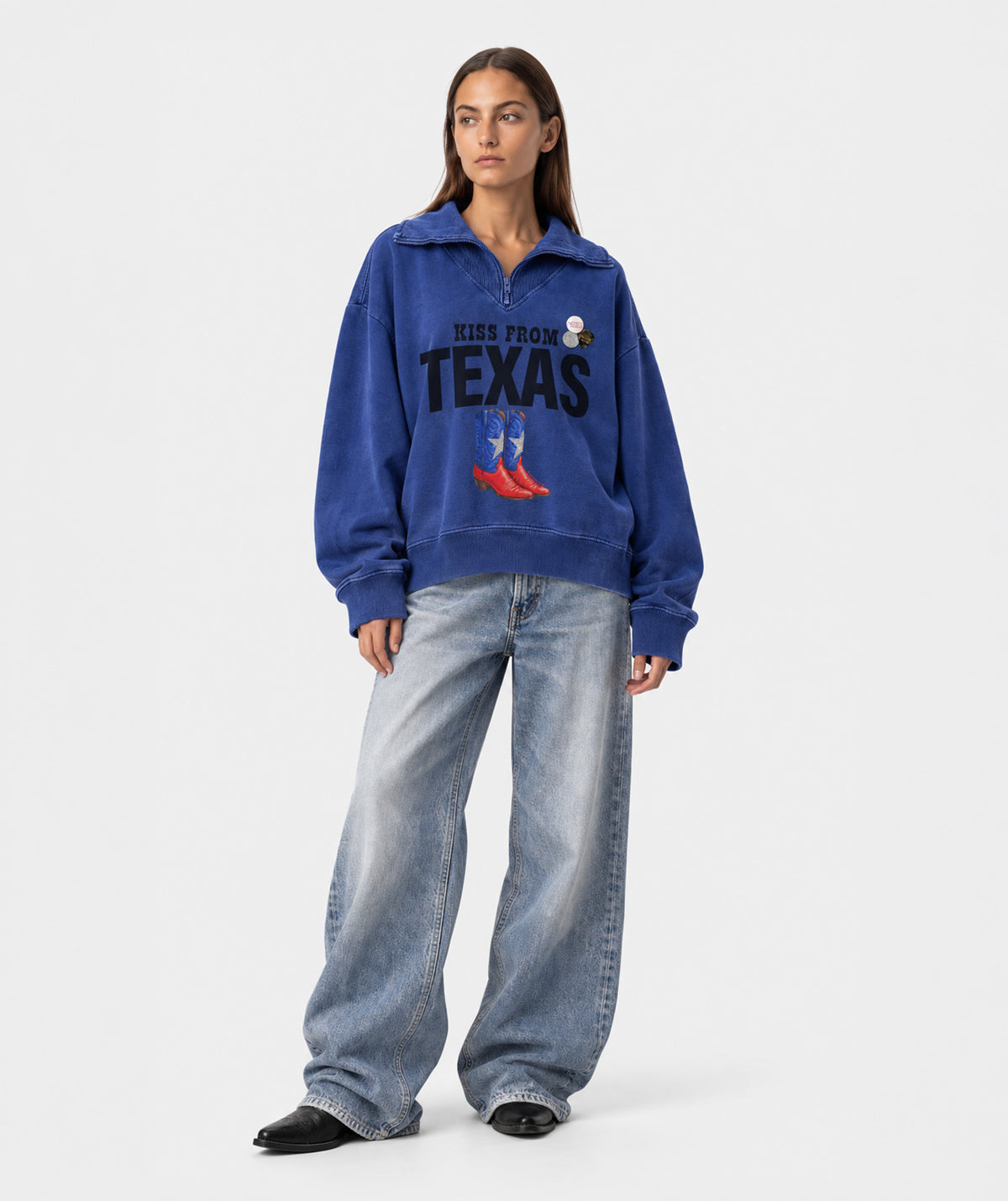 Sweatshirt driver royal "TIAG"
