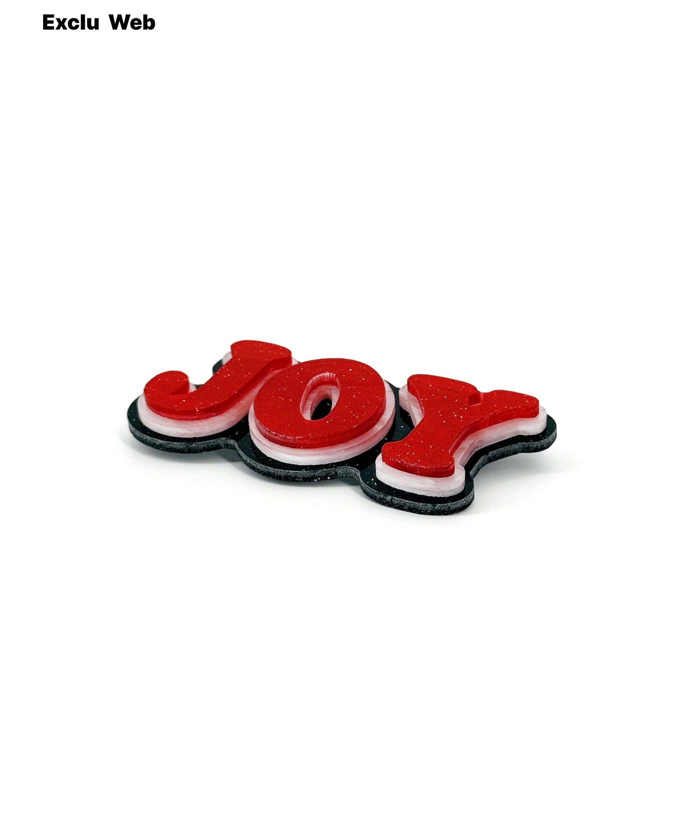 Broche red "JOY"