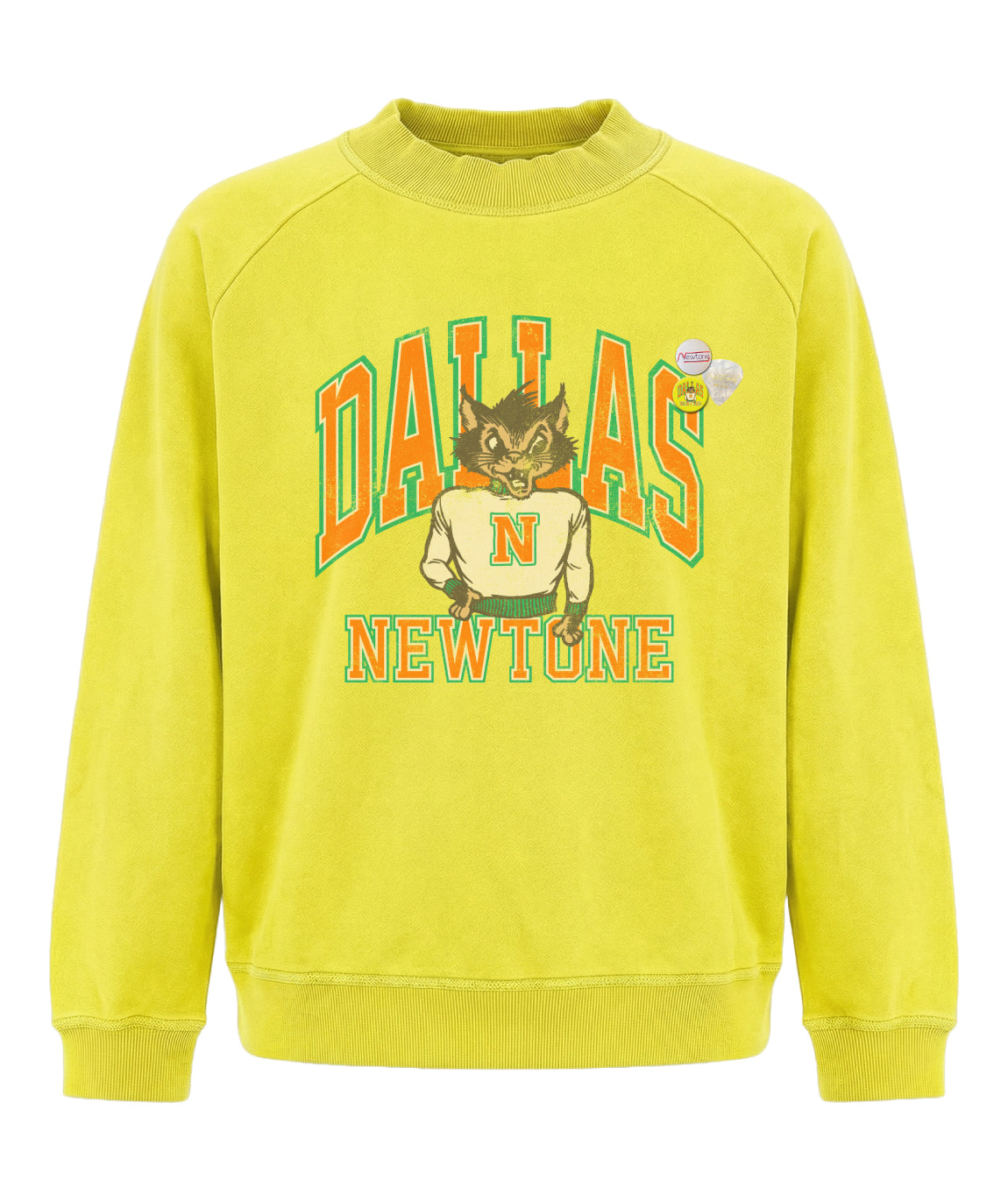 "DALLAS" finger lemon sweatshirt