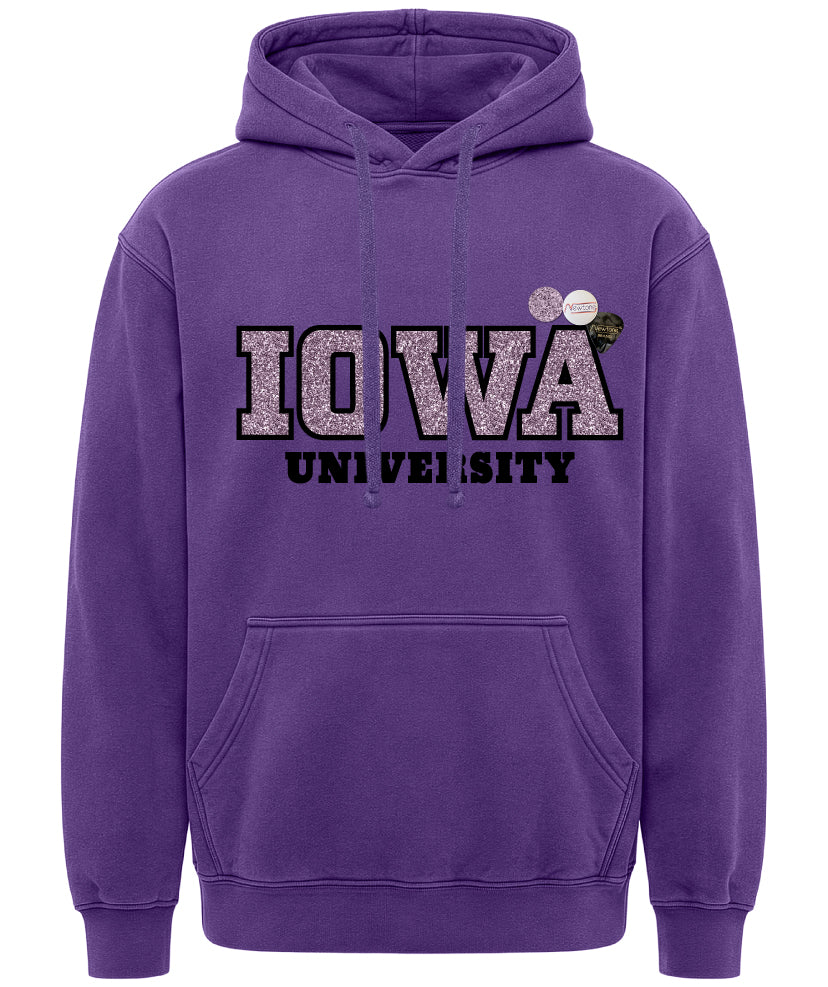 Jagger Hoodie purple "UNIVERSITY"