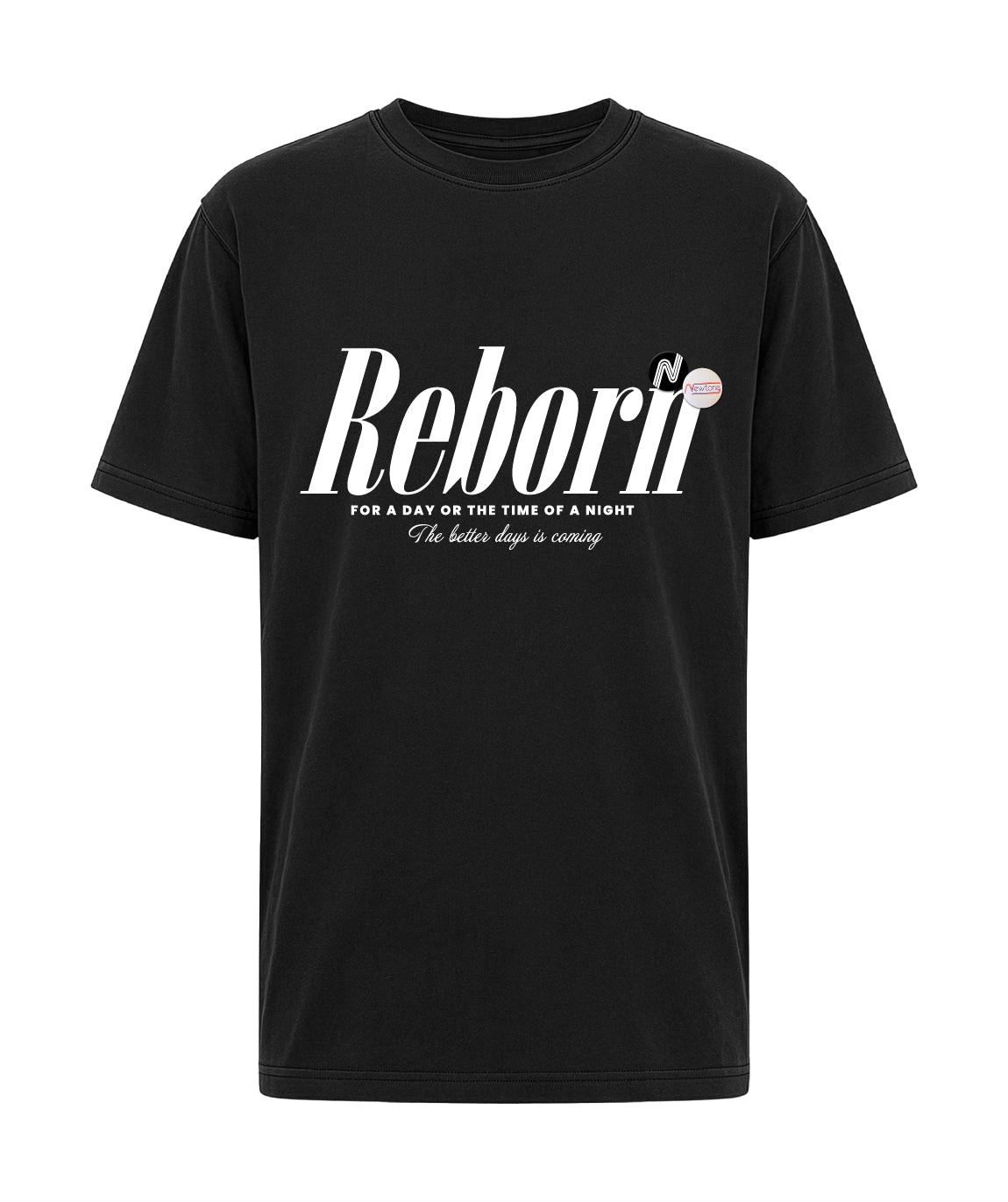 night REBORN" Trucker night T-shirt