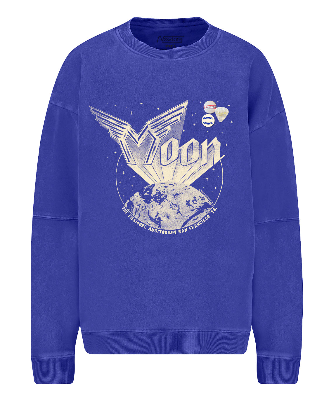 Sweatshirt roller royal "MOONFALL"