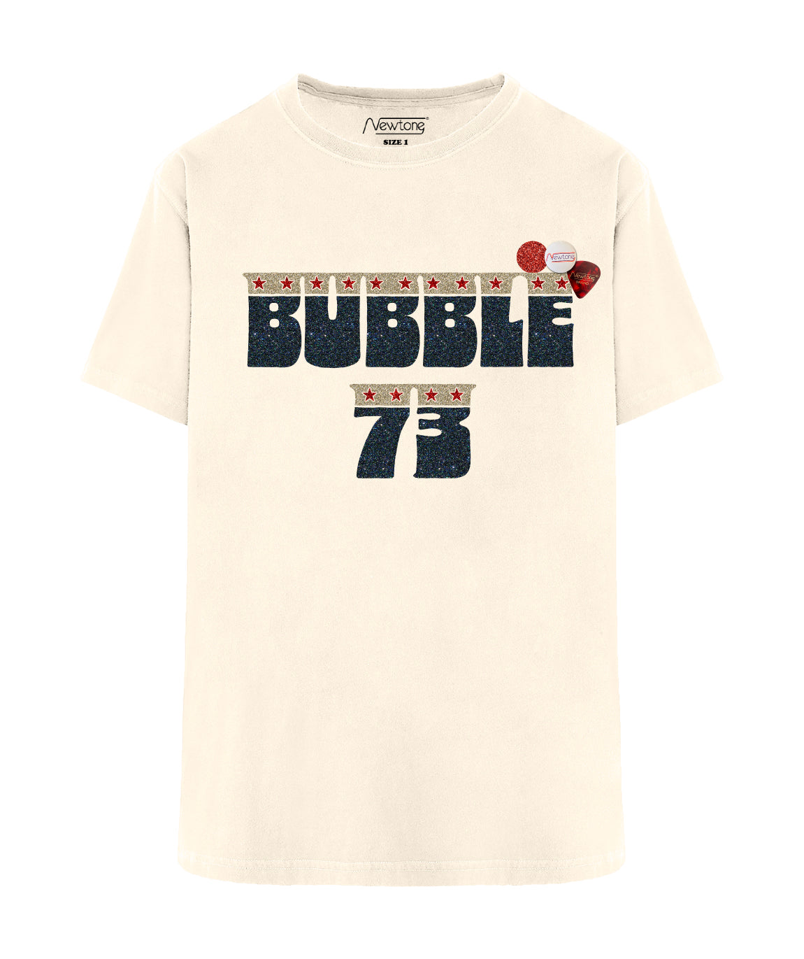 Natural Trucker T -shirt "Bubble"