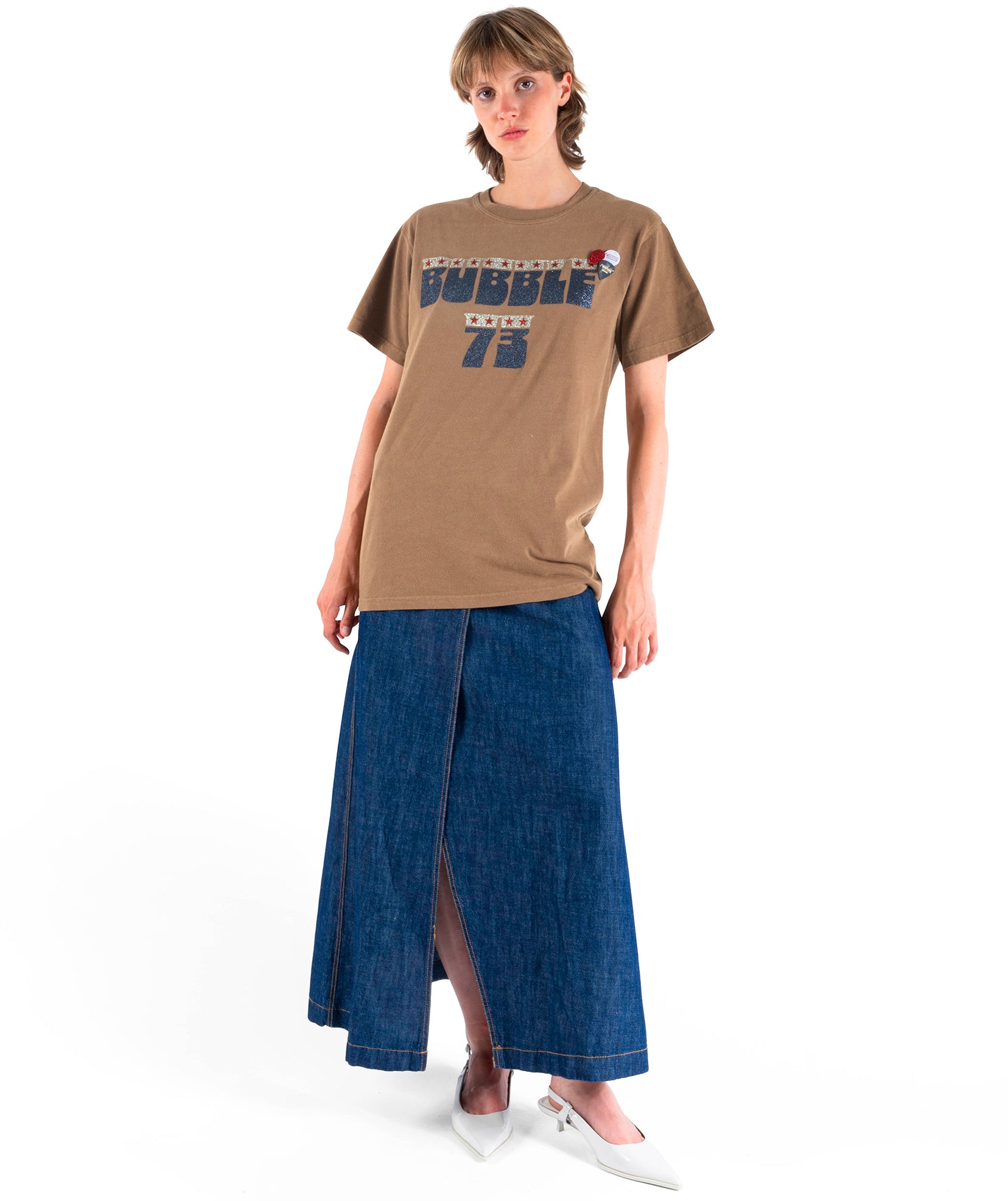 Tee shirt trucker havane "BUBBLE"