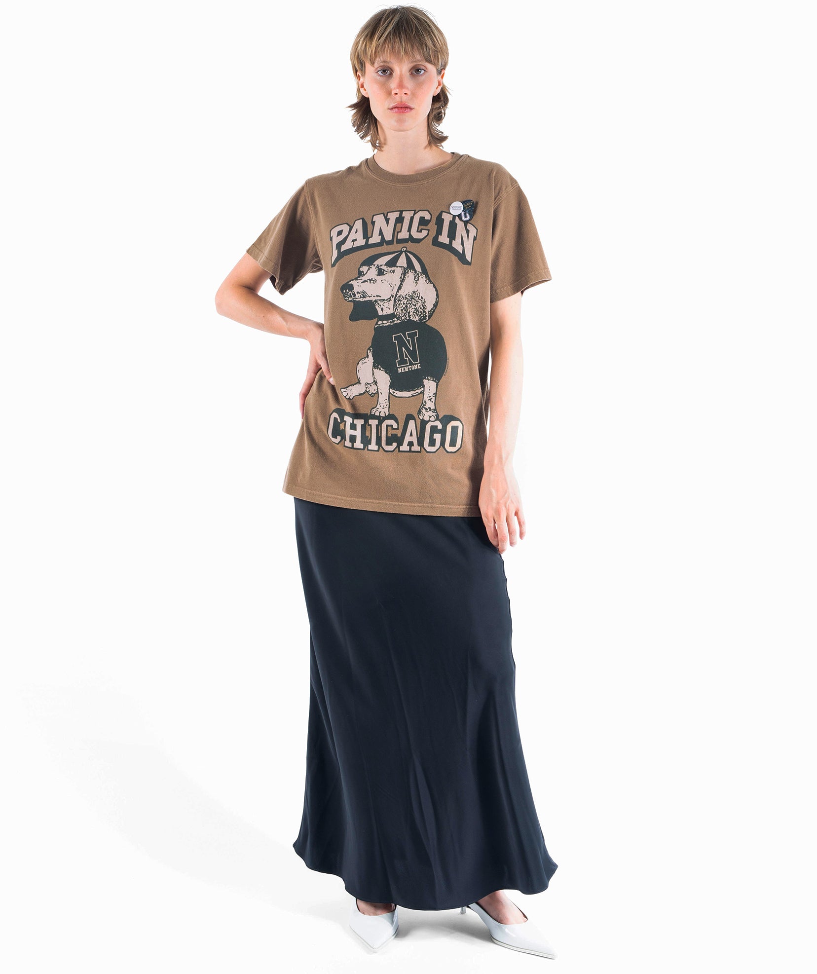 Tee shirt trucker havane "CHICAGO"