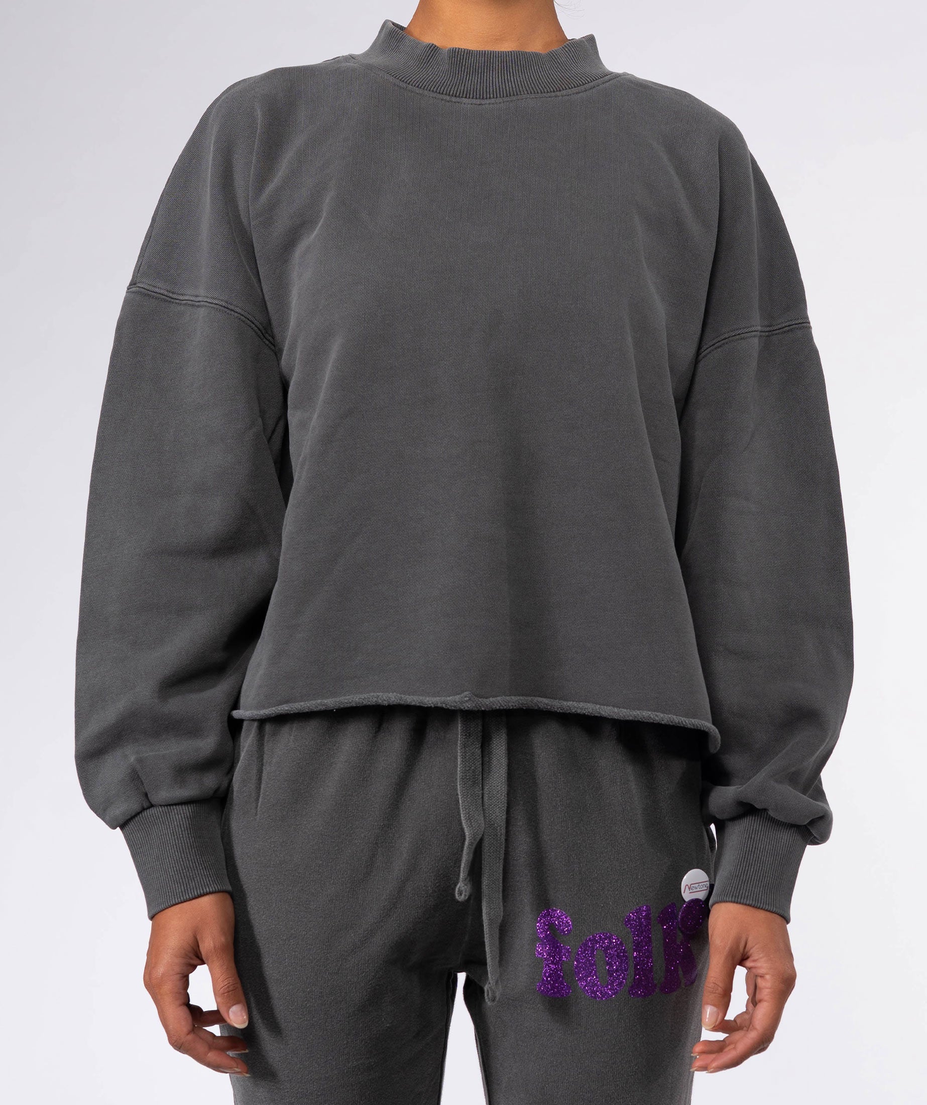 Sweatshirt crop porter pepper "DAILY"