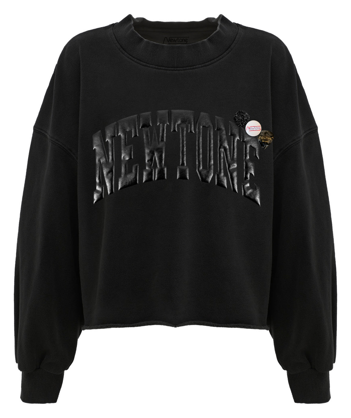Sweatshirt crop porter night "TONE"