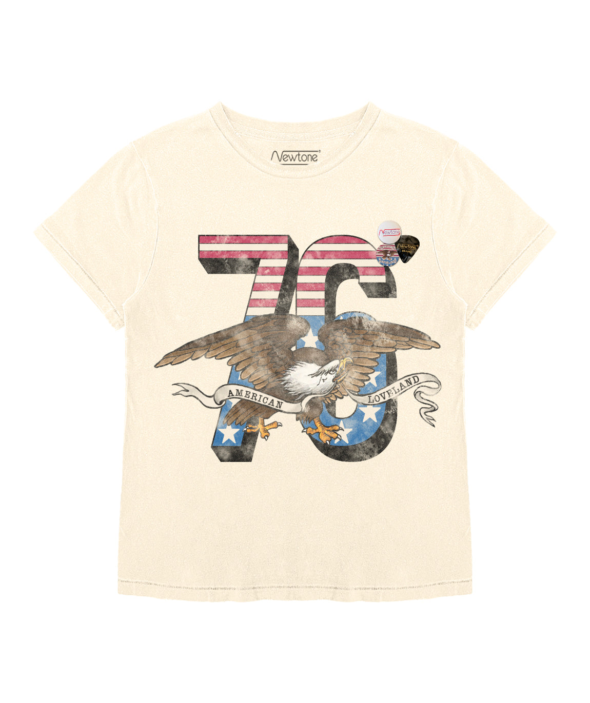 Tee shirt starlight natural "LOVELAND"