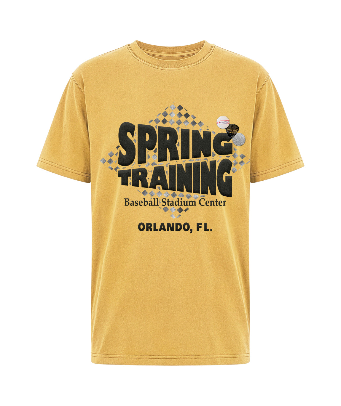Tee shirt trucker mustard "TRAINING"