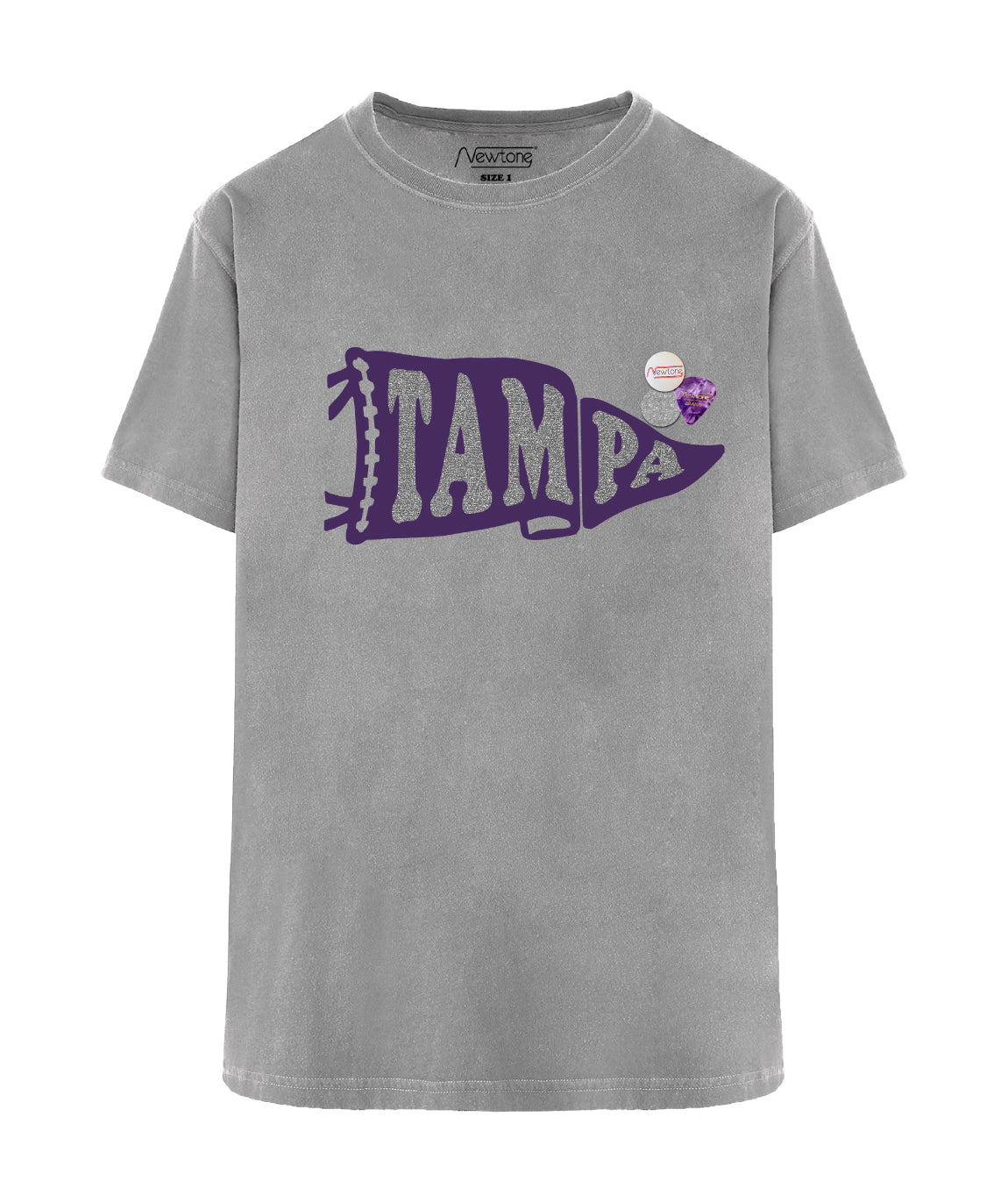 Tee shirt trucker grey "PRENNANT"