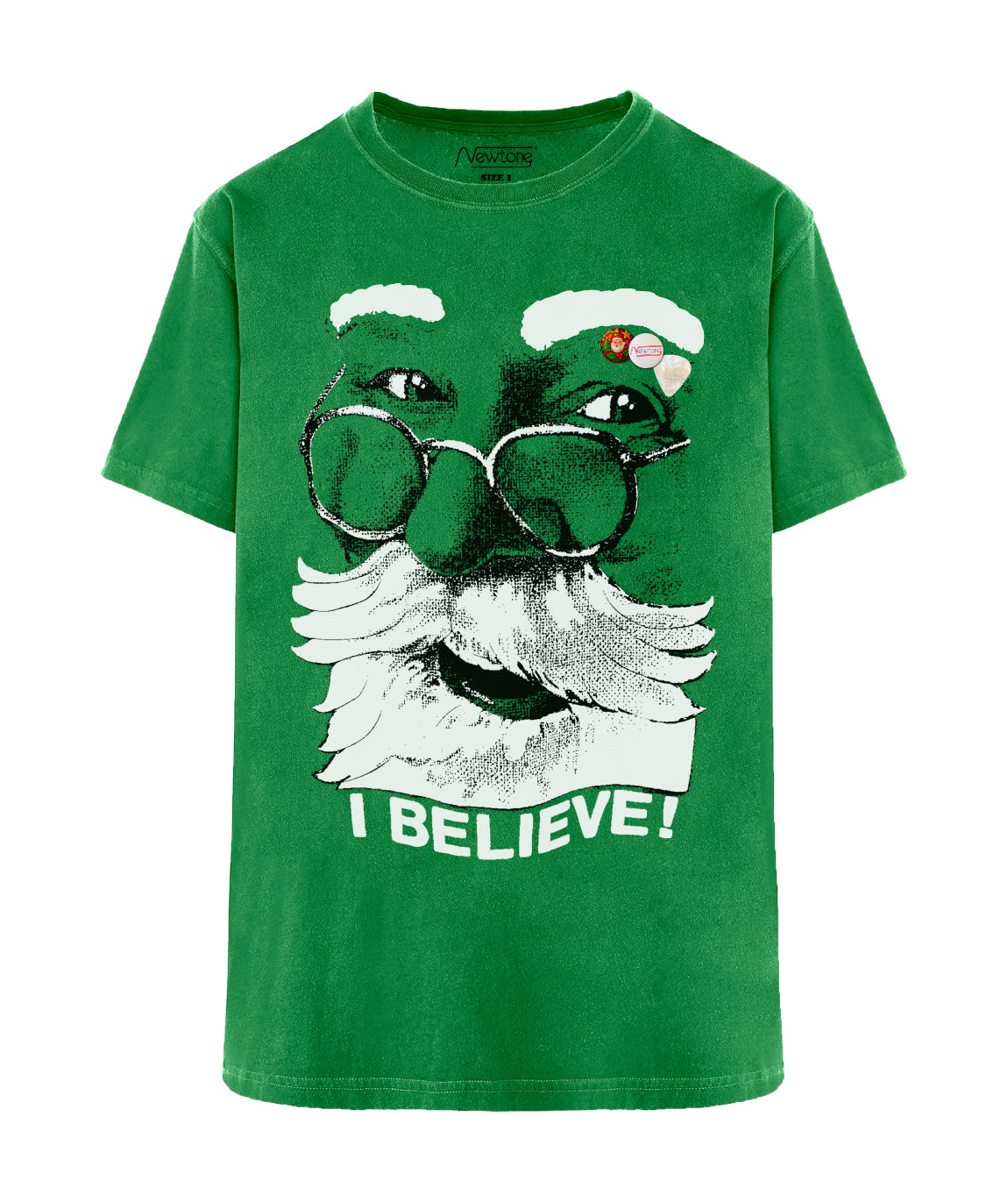 Tee shirt trucker grass "SANTA"