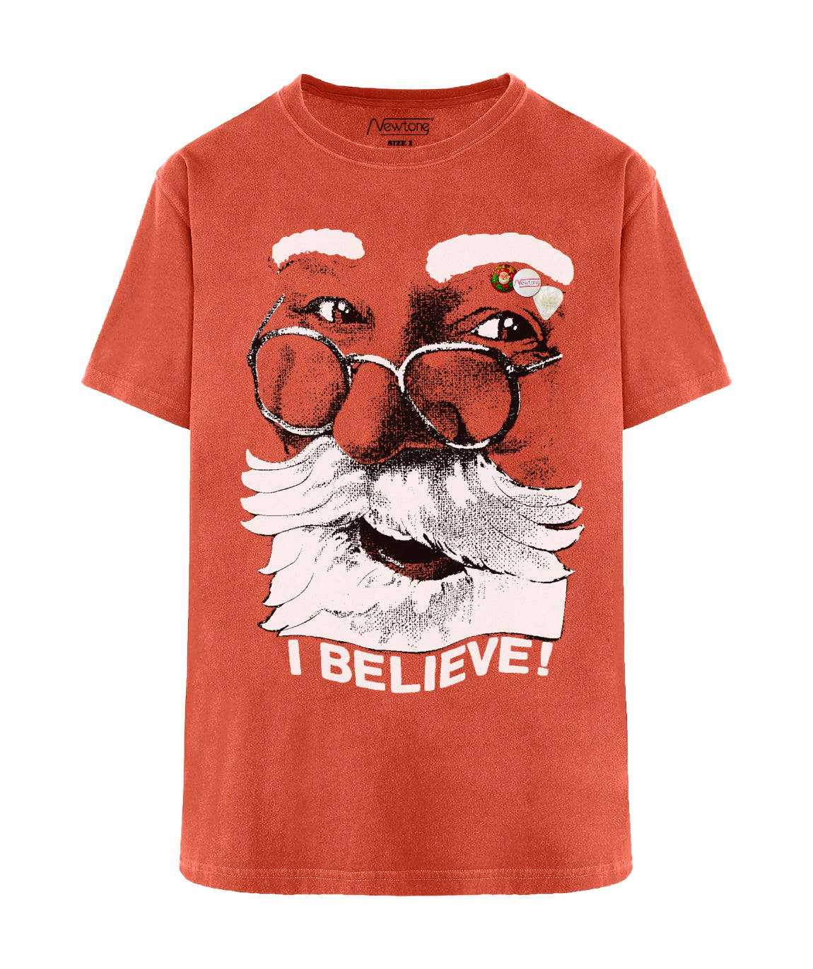 Tee shirt trucker blood "SANTA"