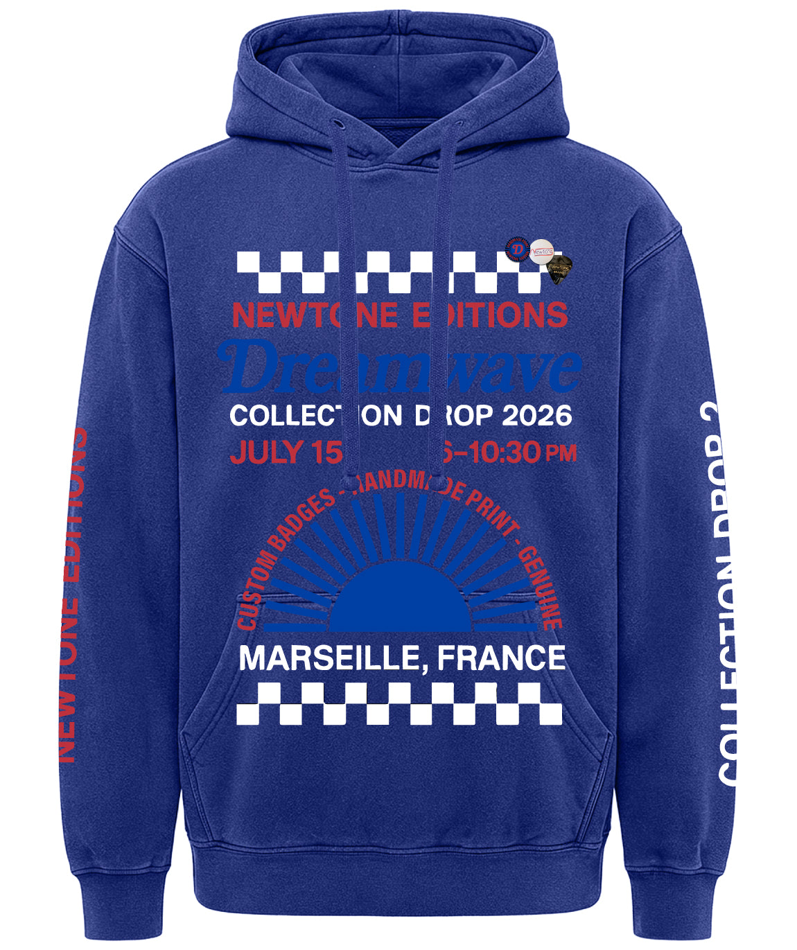 Hoodie jagger royal "DREAMWAVE"