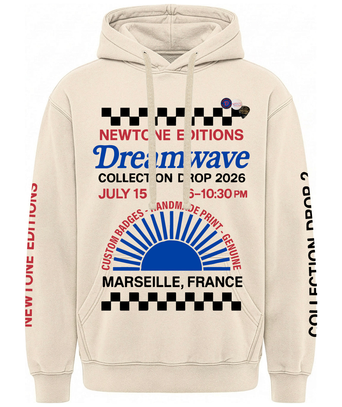 Hoodie jagger natural "DREAMWAVE"