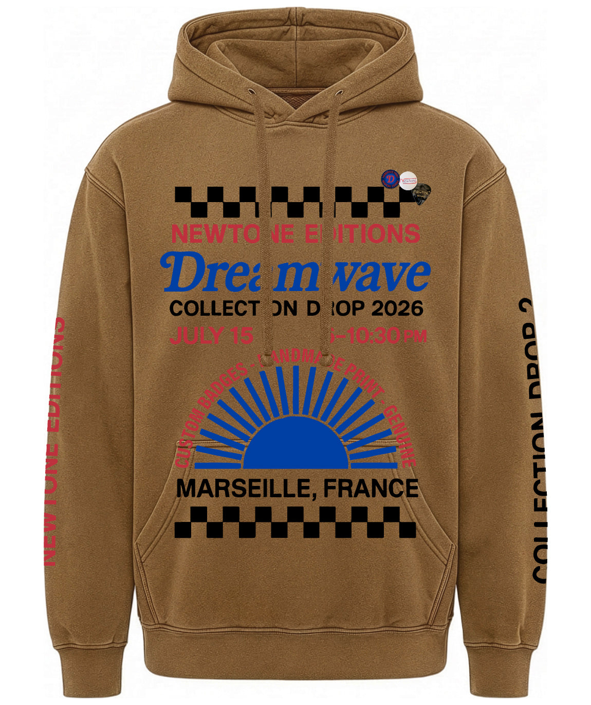 Hoodie jagger havane "DREAMWAVE"