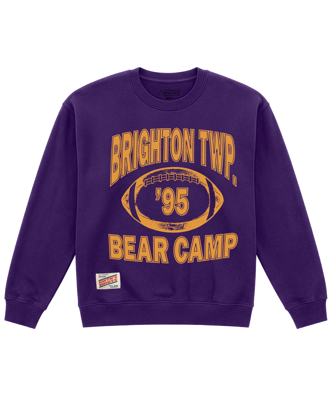 Sweatshirt taylor purple "CAMP"