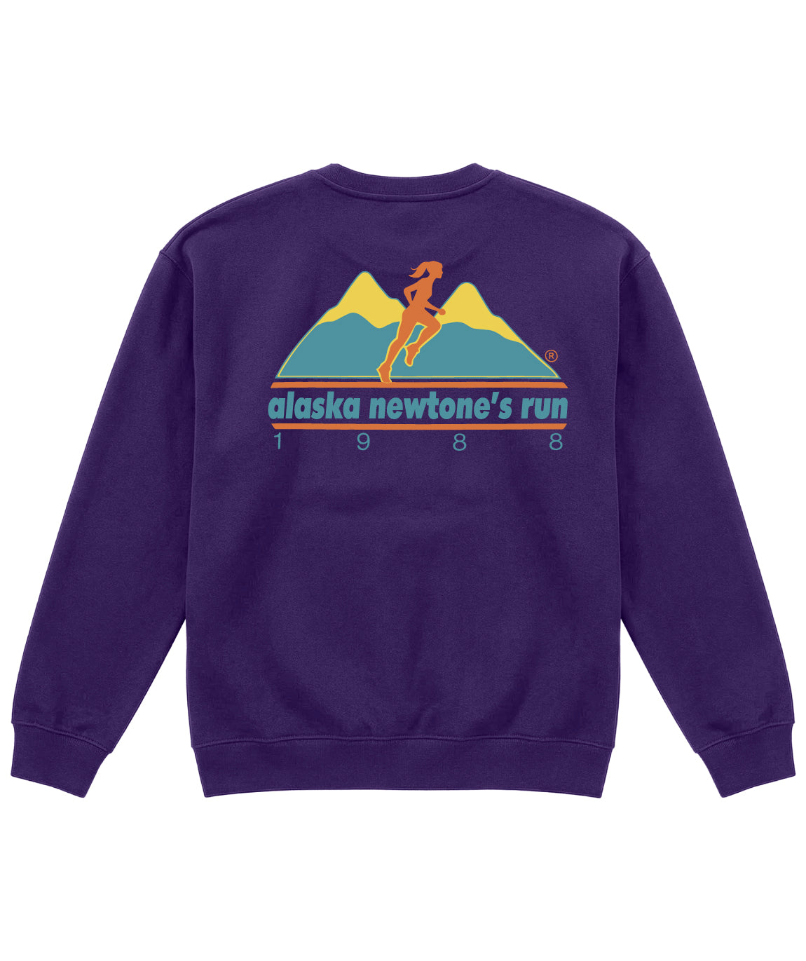 Sweatshirt taylor purple "ALASKA"