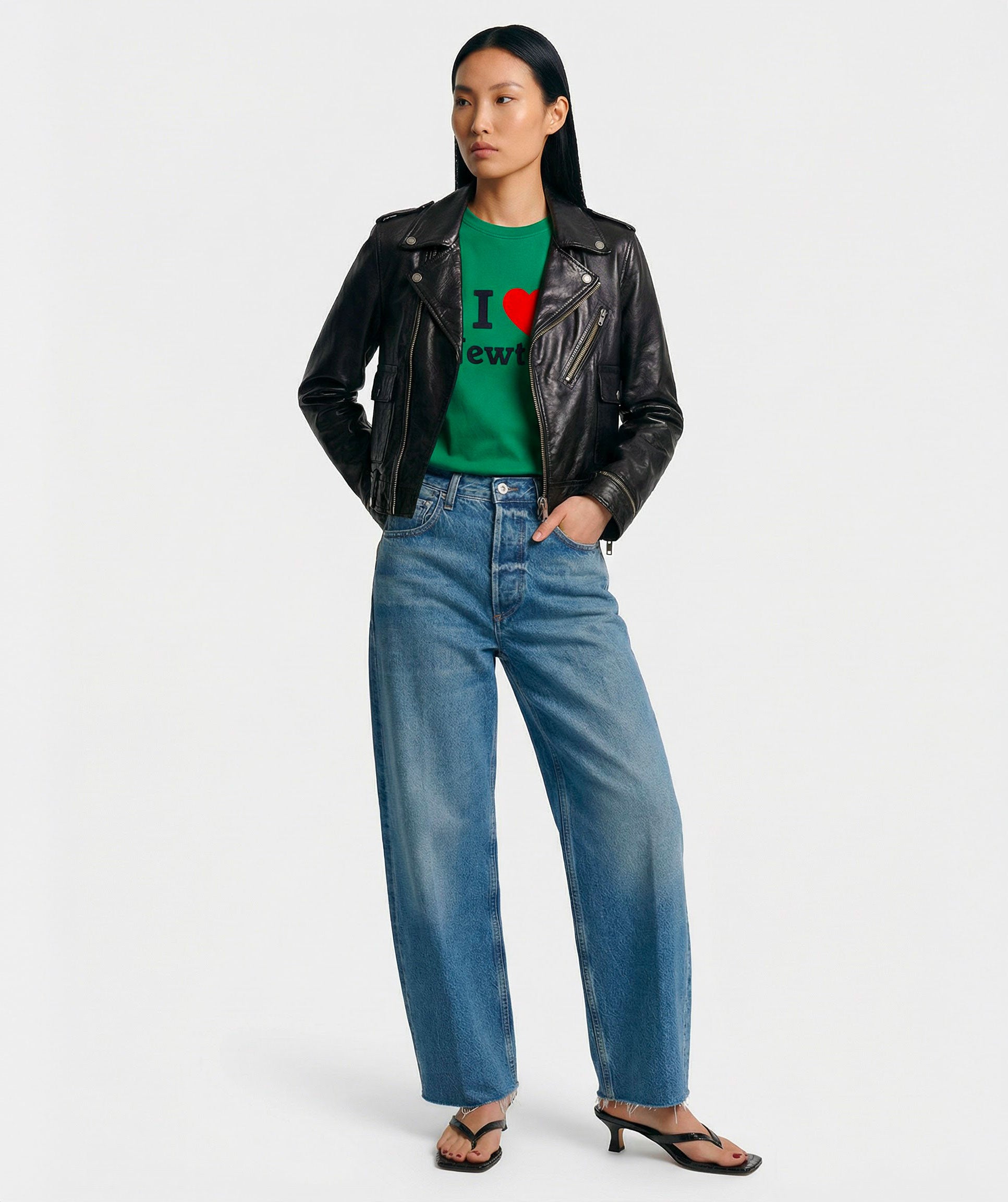 Tee shirt trucker grass "ILVE"