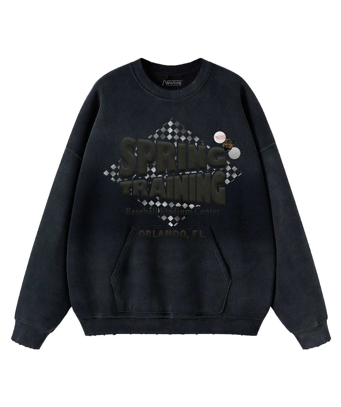 Sweatshirt piper vintage night "TRAINING"