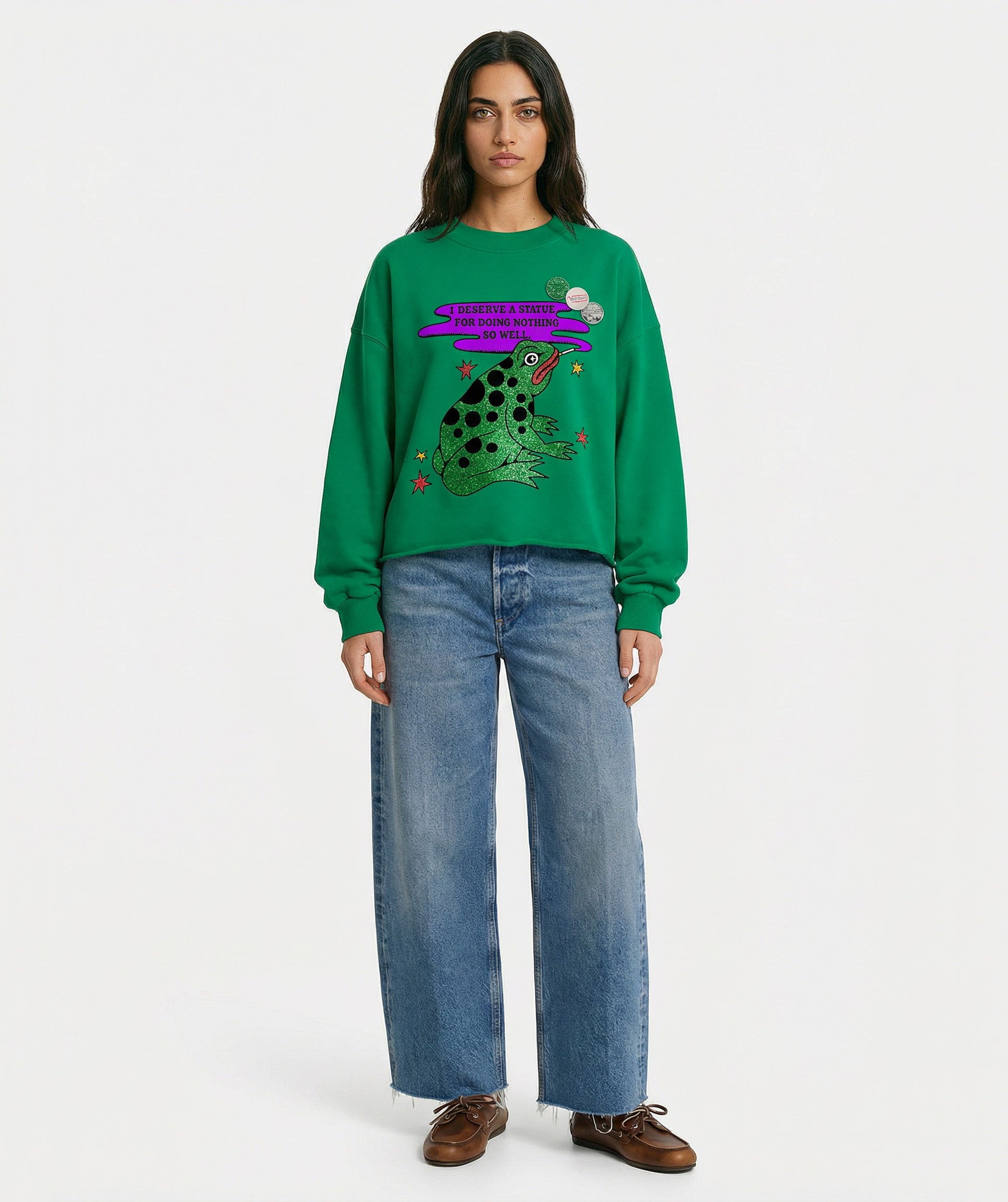 Crop sweatshirt porter apple SOWEL"