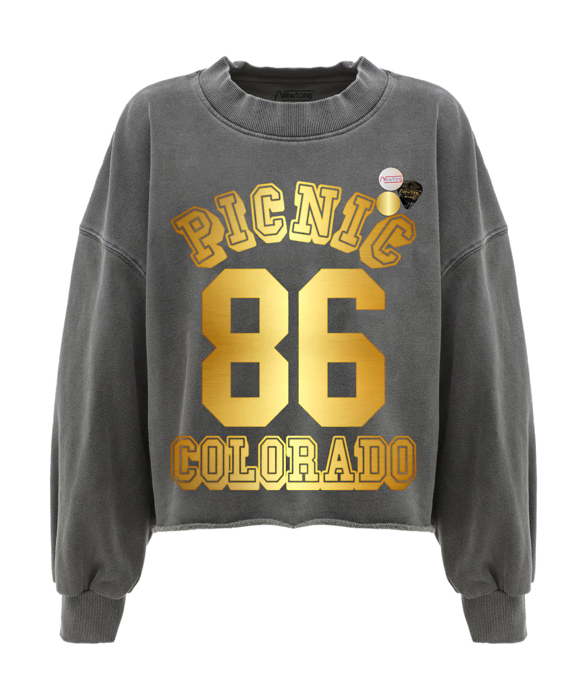 Sweatshirt crop porter pepper "PICNIC"