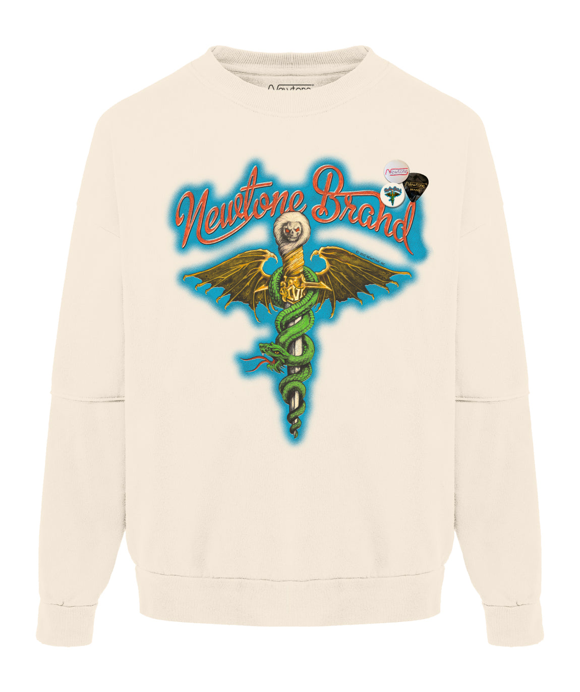 Sweatshirt roller natural "SWORD"