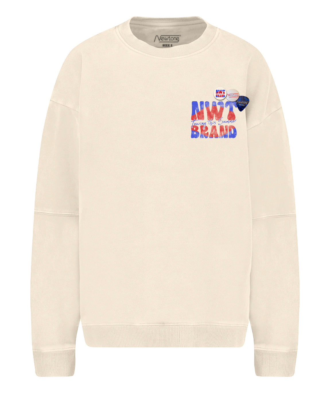 Sweatshirt roller natural "TOURING"