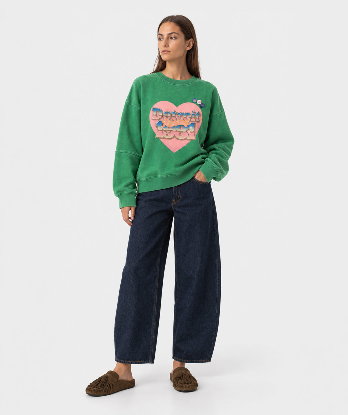 Sweatshirt roller grass "STUDIO"