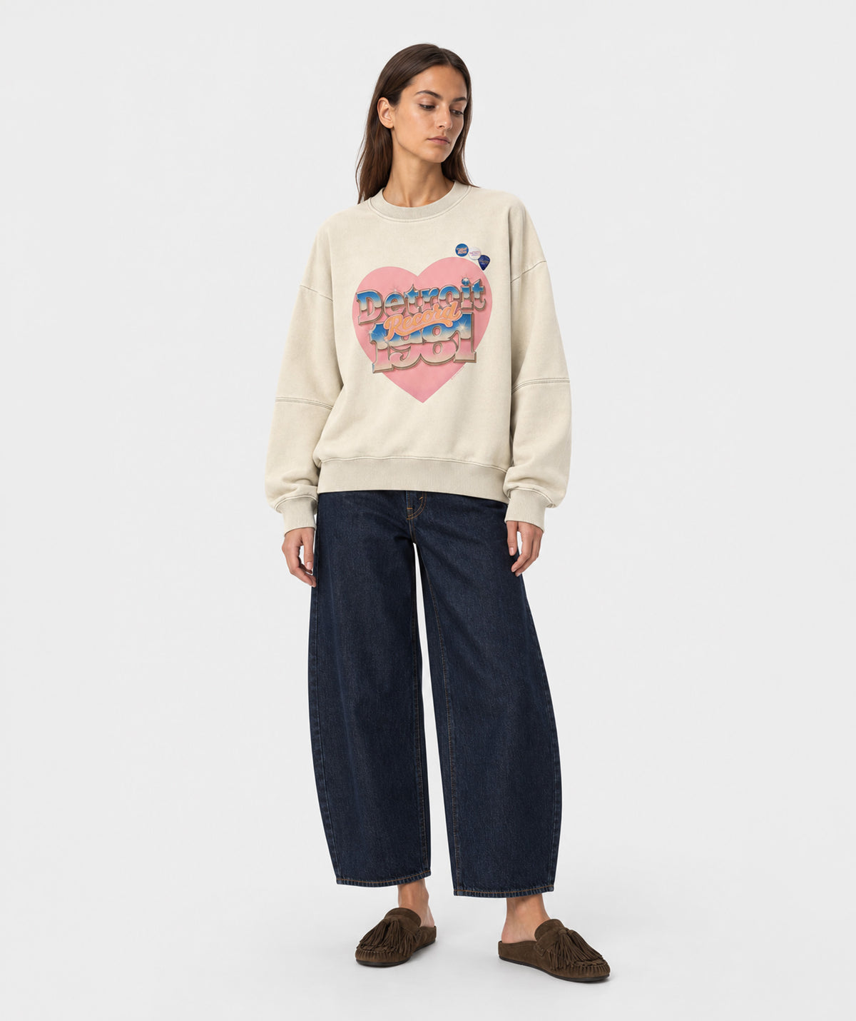 Sweatshirt roller natural "STUDIO"