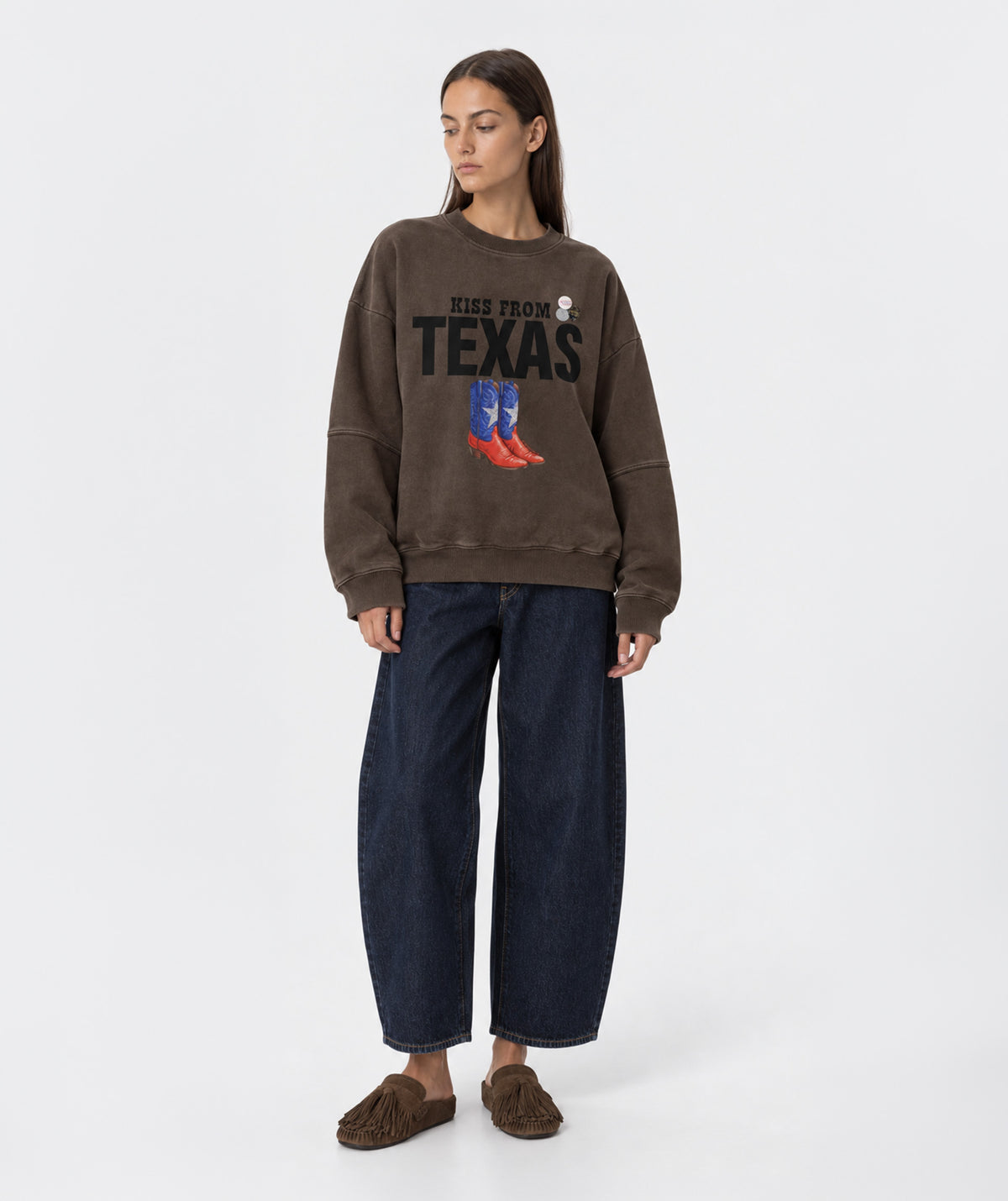 Sweatshirt roller brown "TIAG"