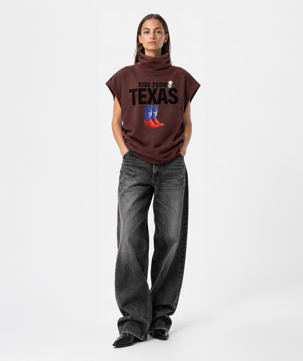 Sweatshirt sharper wine "TIAG"